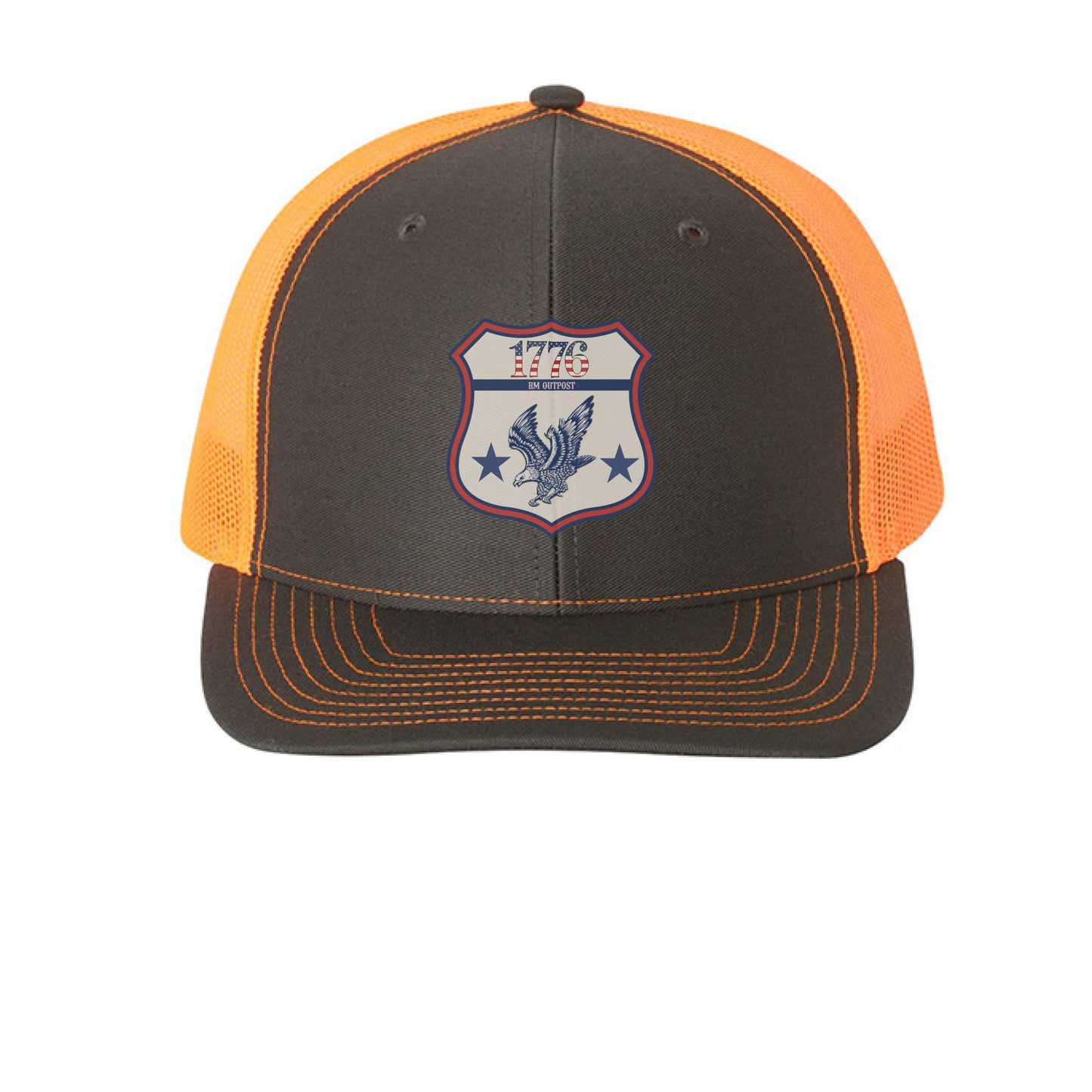 Charcoal/ Neon Orange - FRONT