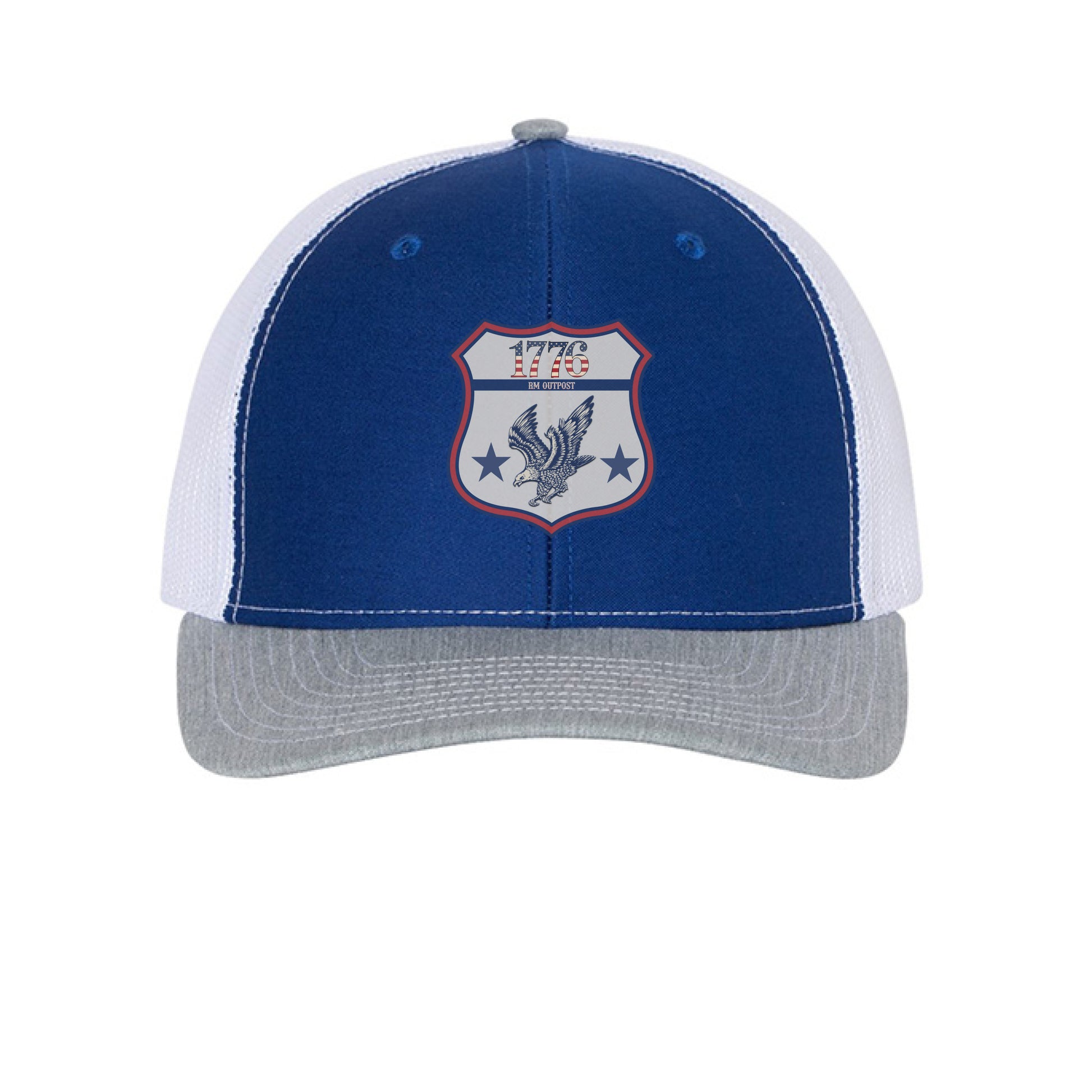 Royal/ White/ Heather Grey - FRONT