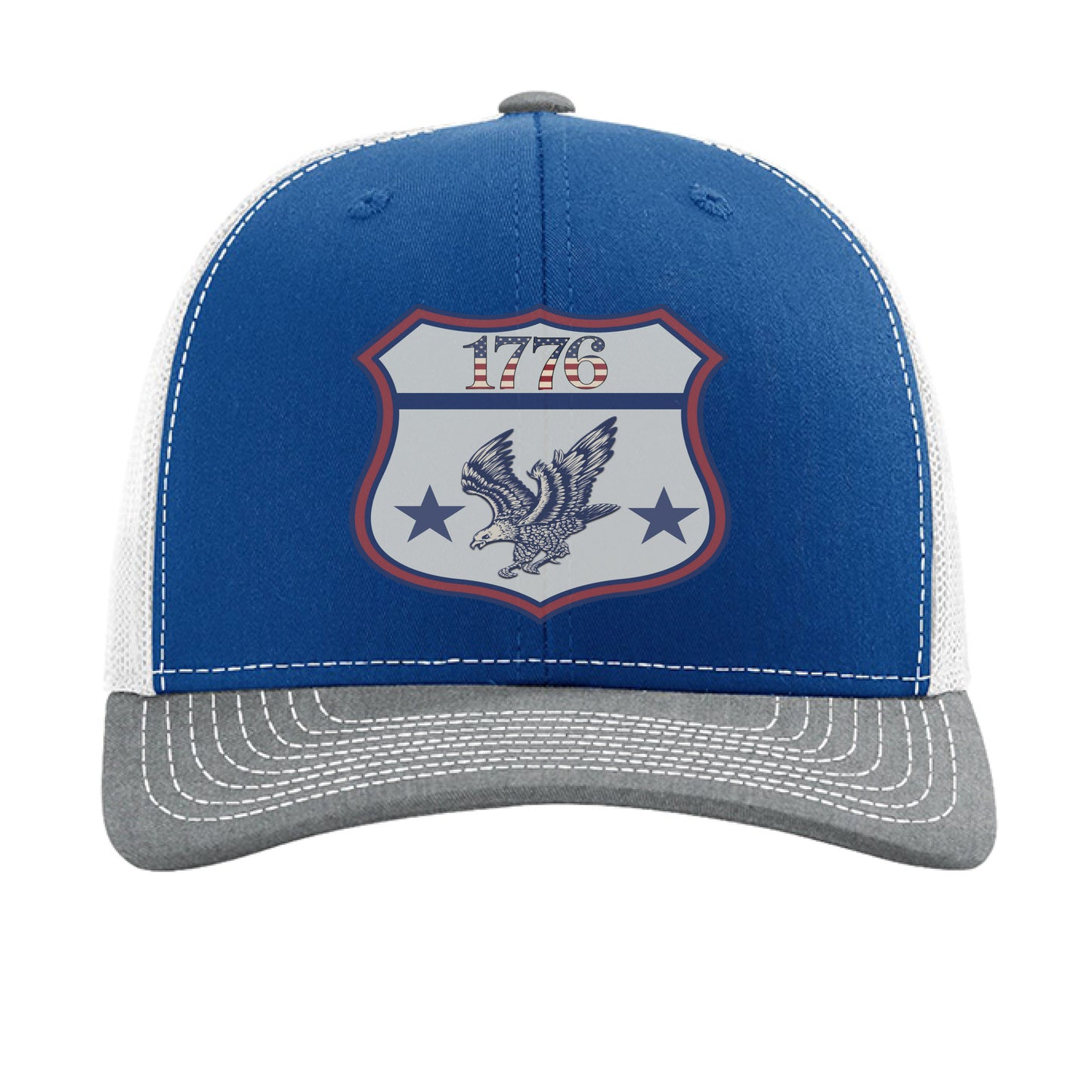 Royal/ White/ Heather Grey - FRONT