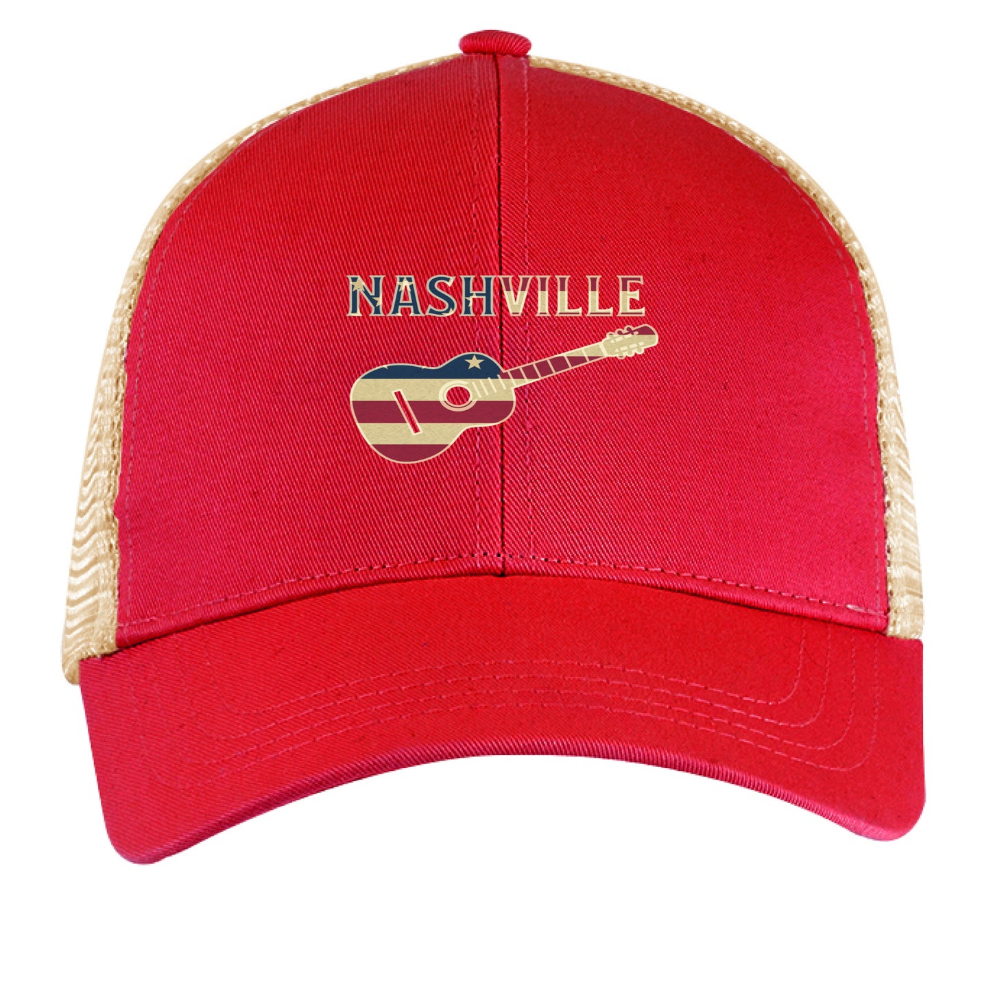 RED / OYSTER - FRONT