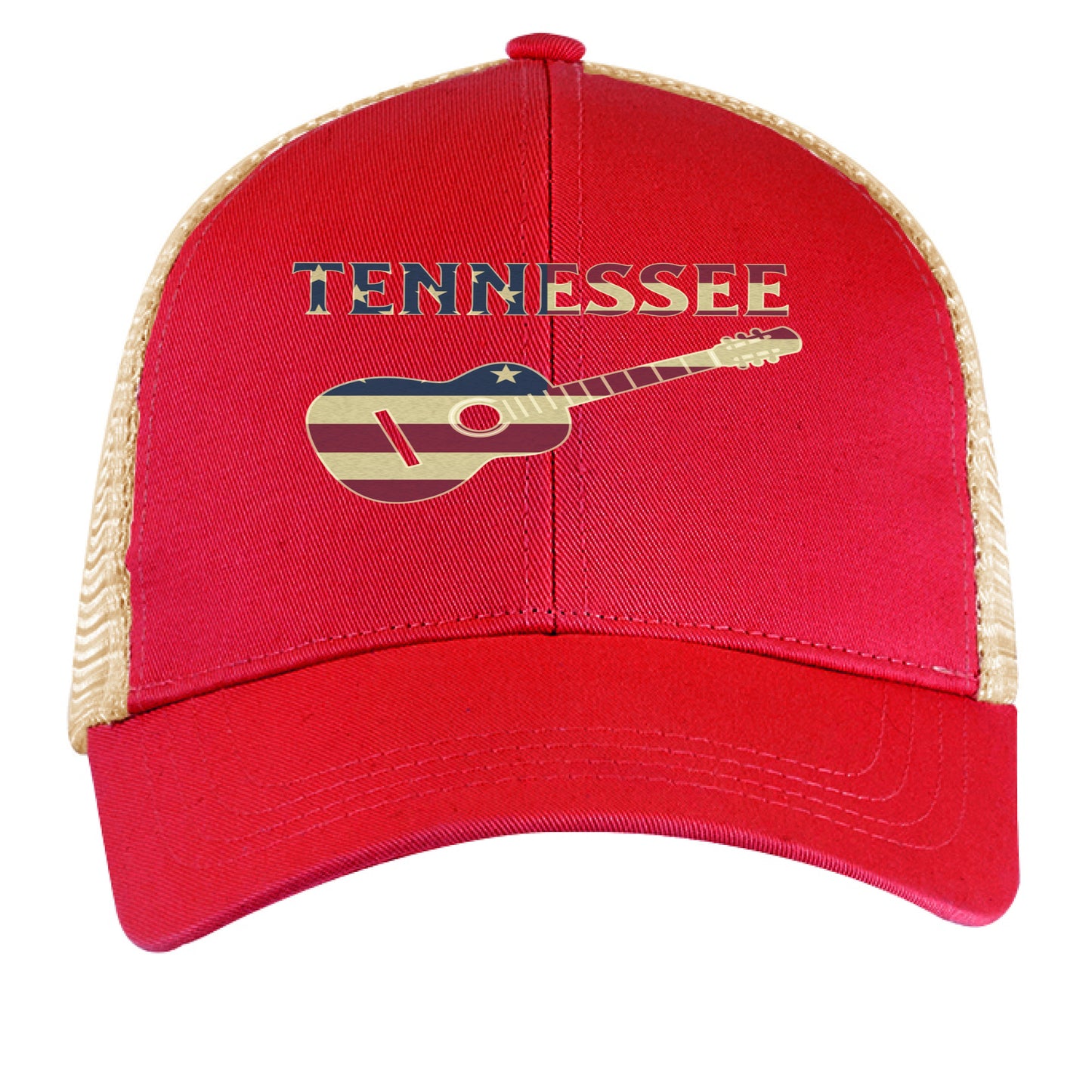 RED / OYSTER - FRONT