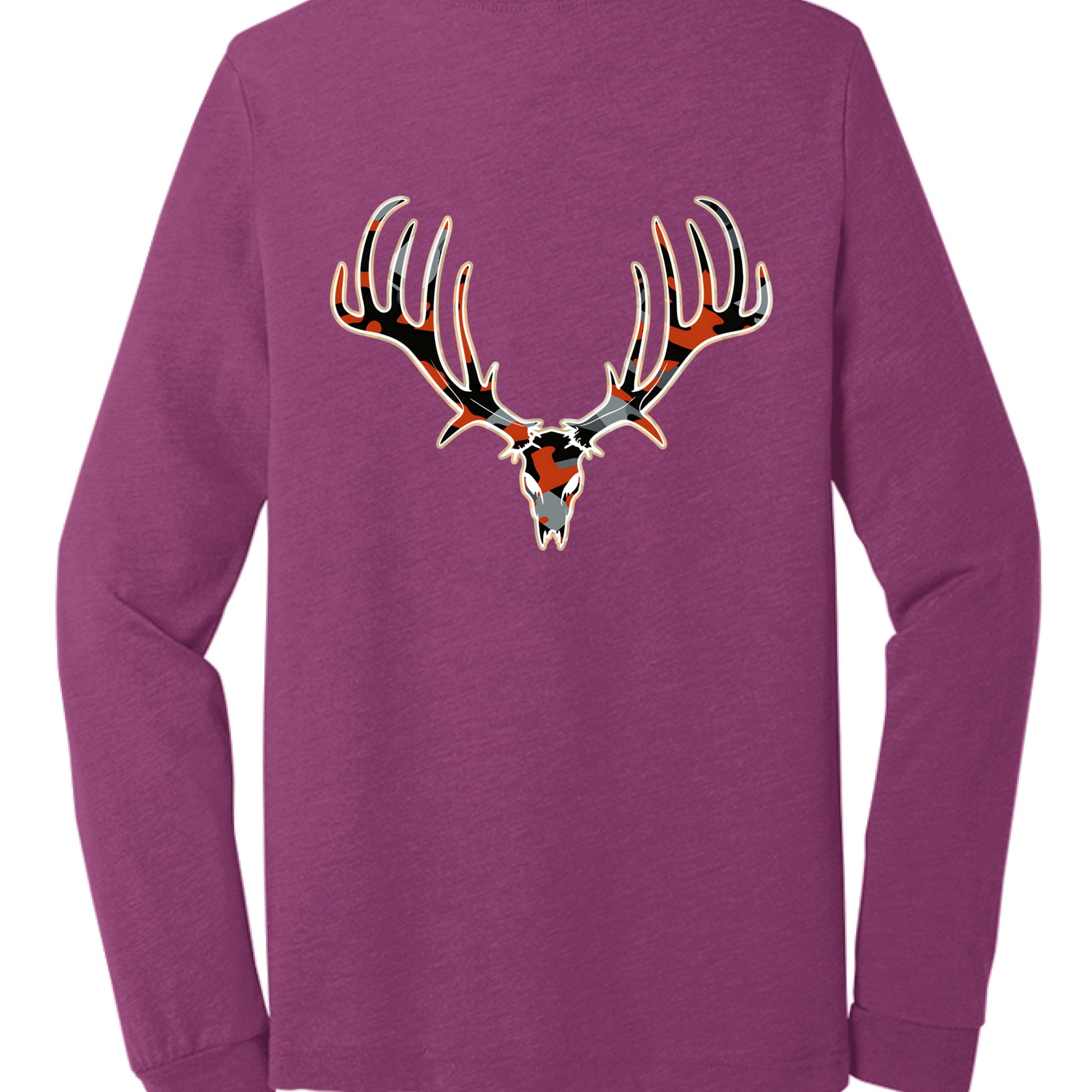 Maroon Triblend - BACK