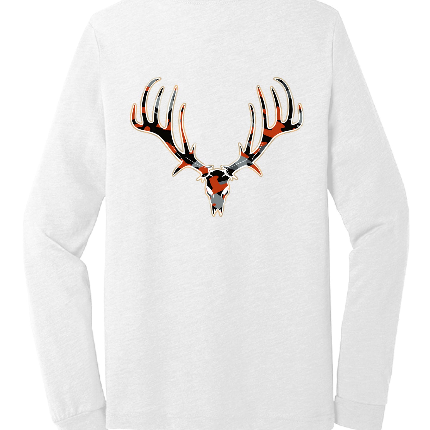 Solid White Triblend - BACK