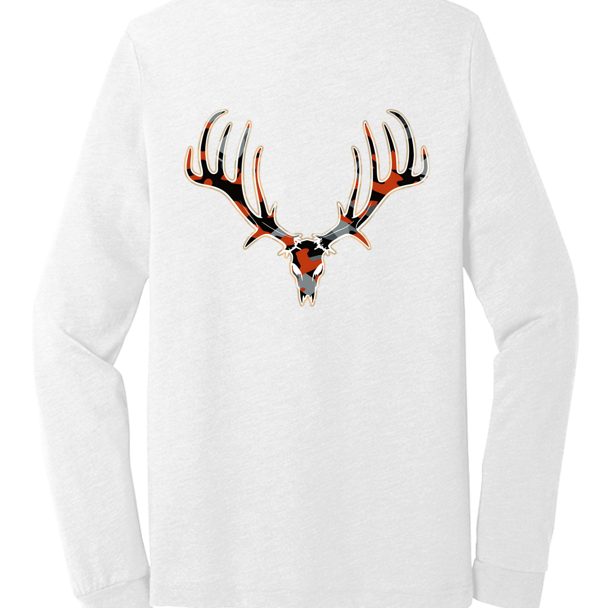 Solid White Triblend - BACK