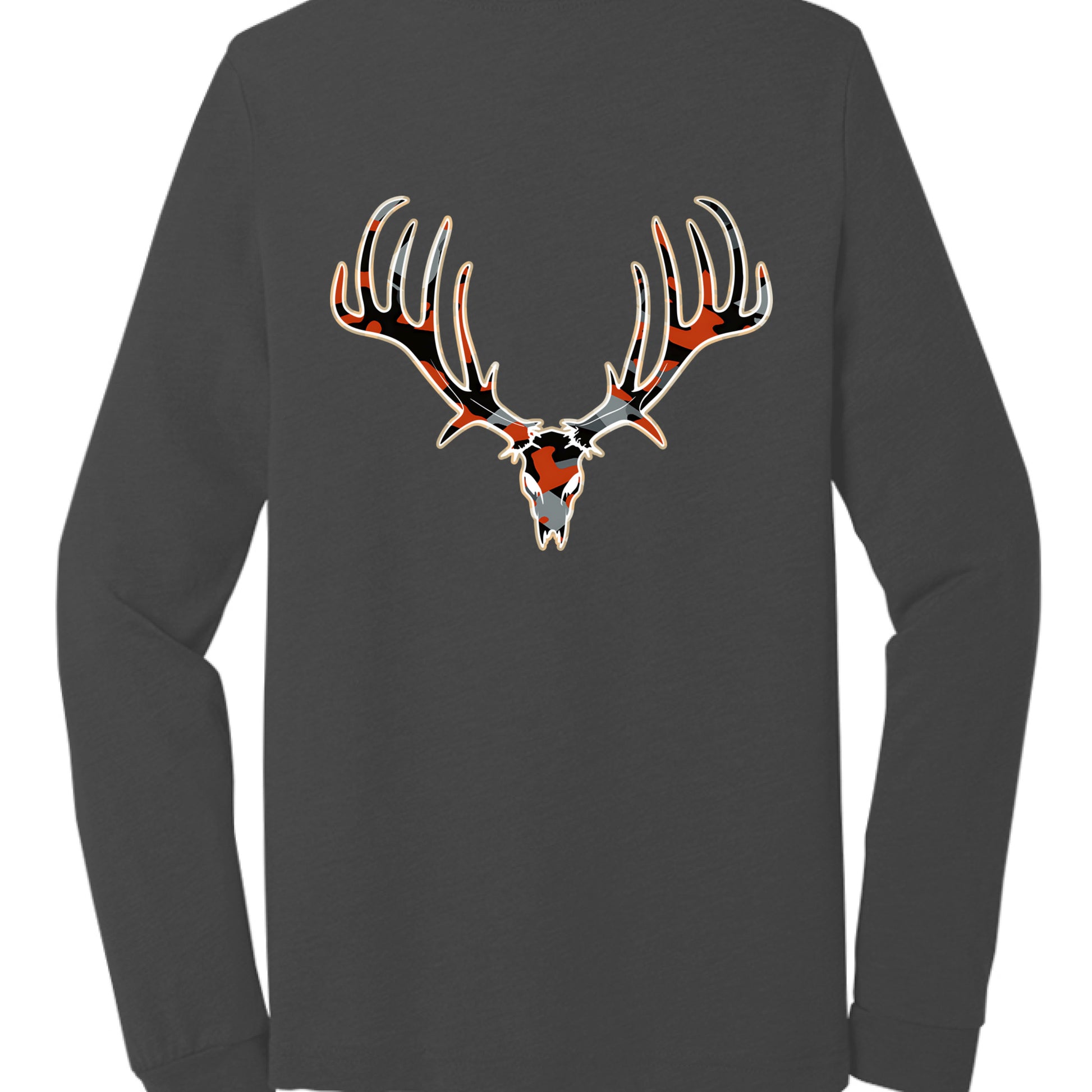 Charcoal Black Triblend - BACK