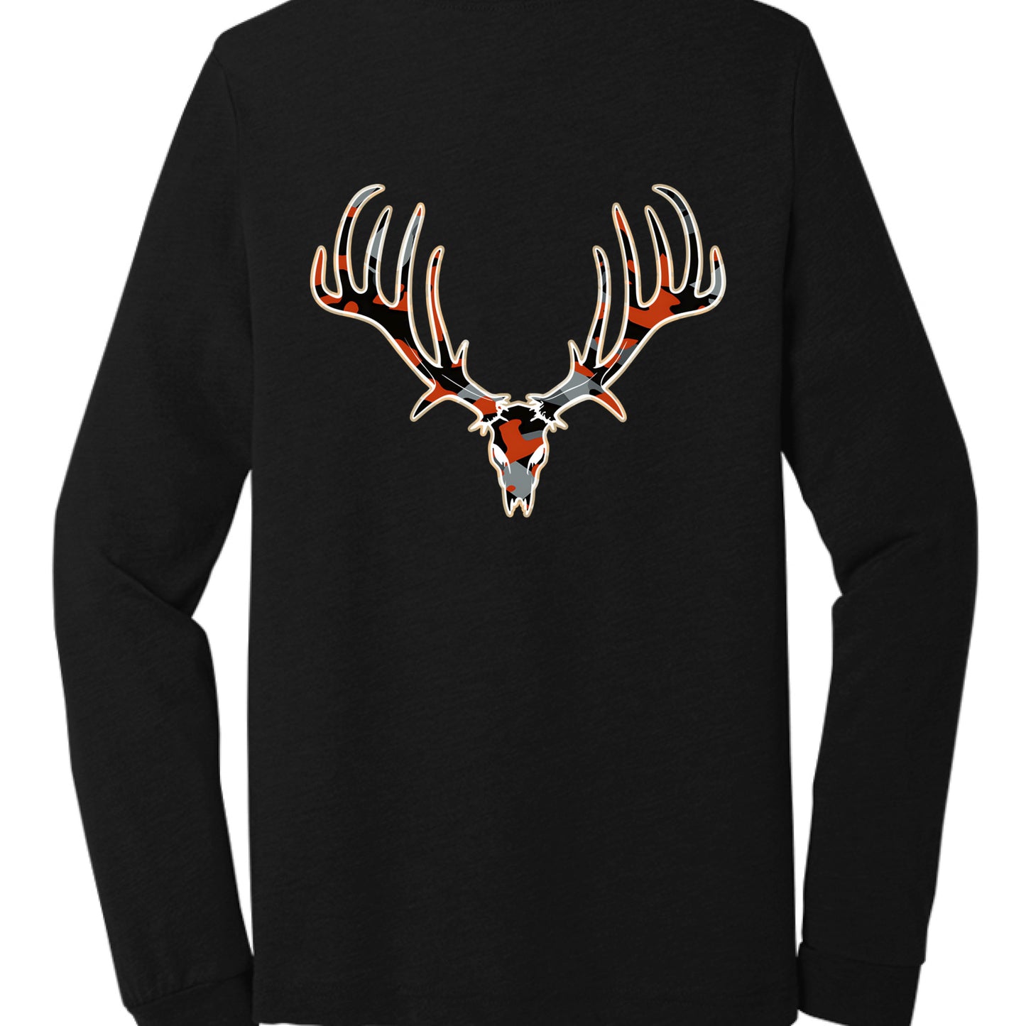 Solid Black Triblend - BACK