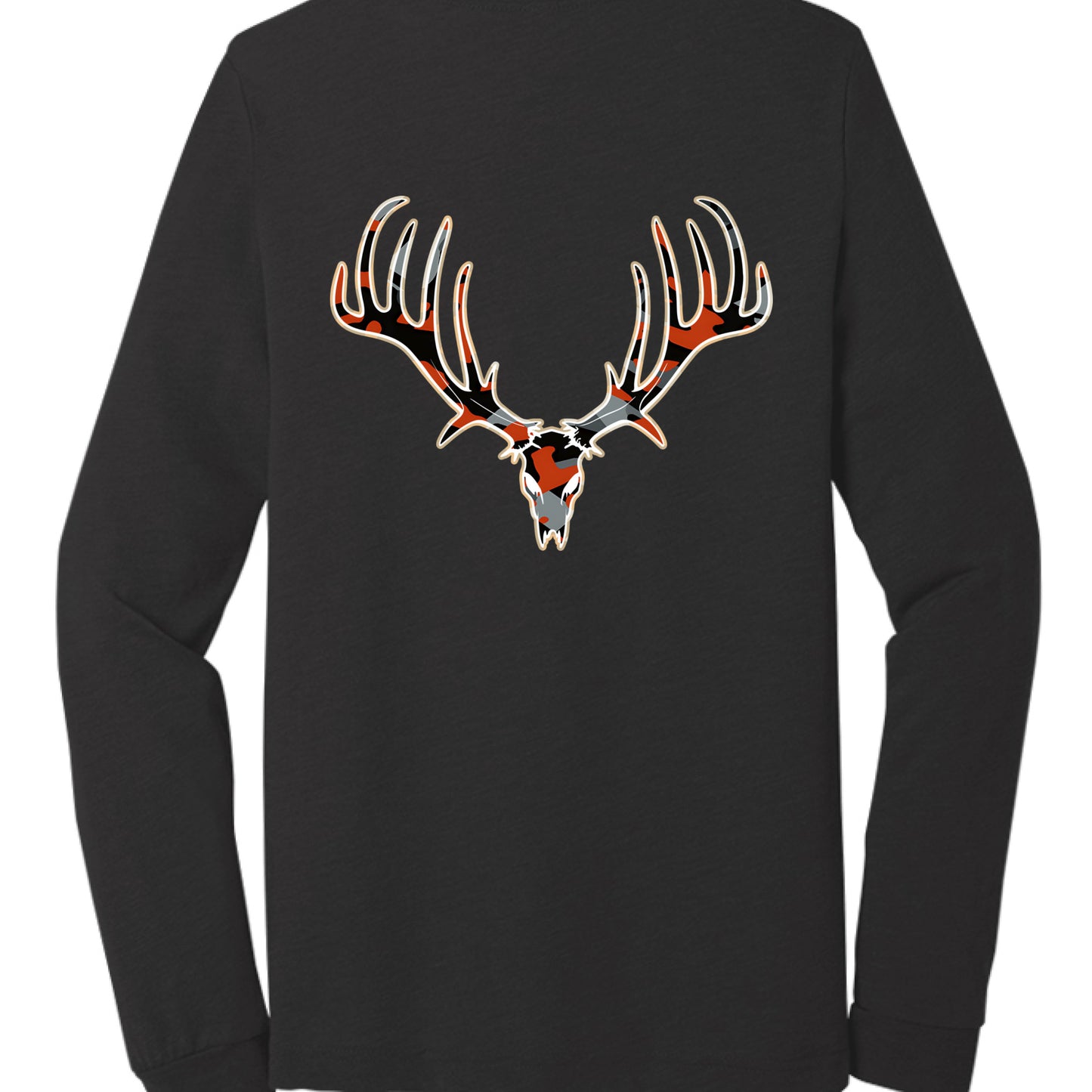 Black Heather Triblend - BACK