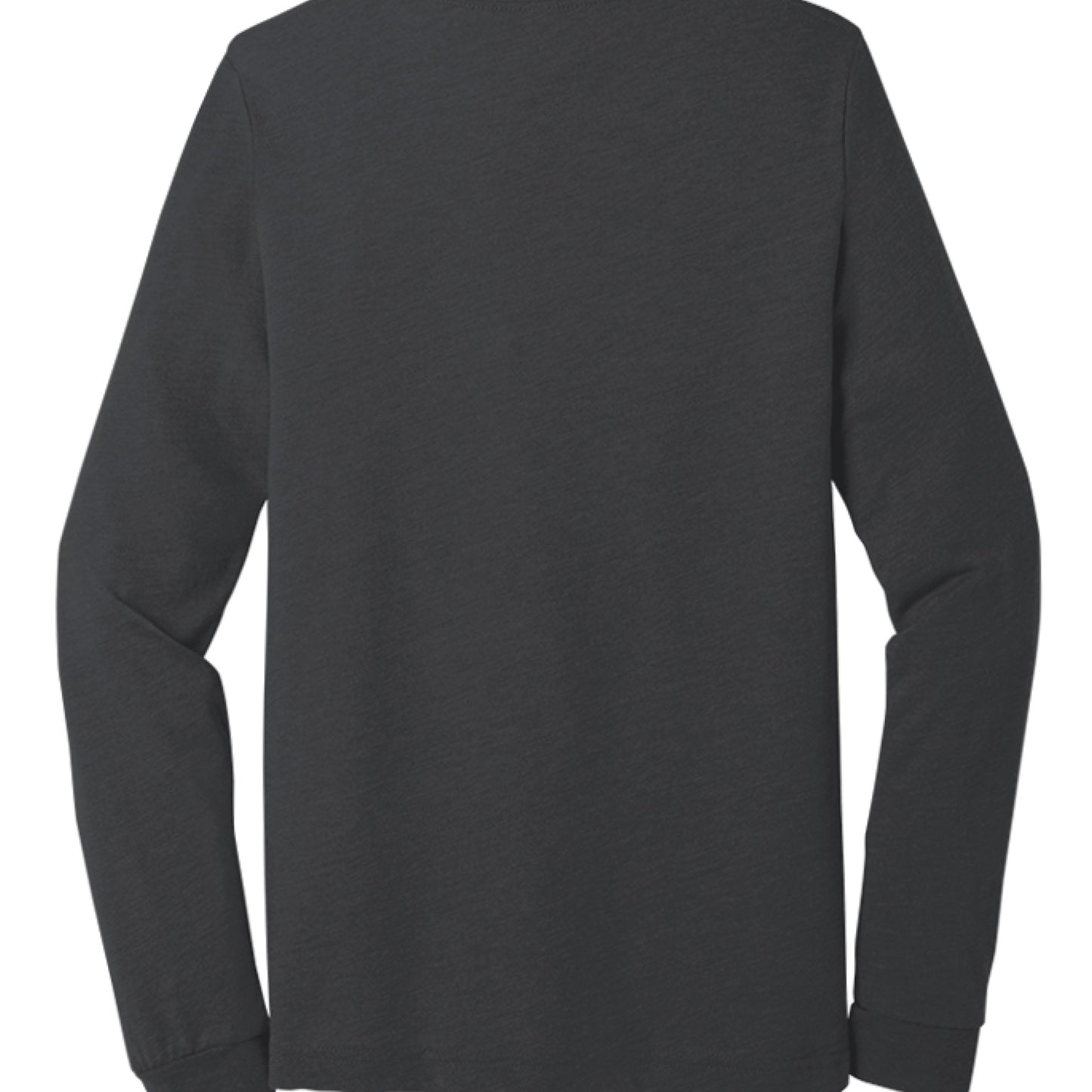 Solid Dark Grey Triblend - BACK