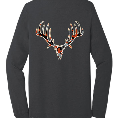 Solid Dark Grey Triblend - BACK