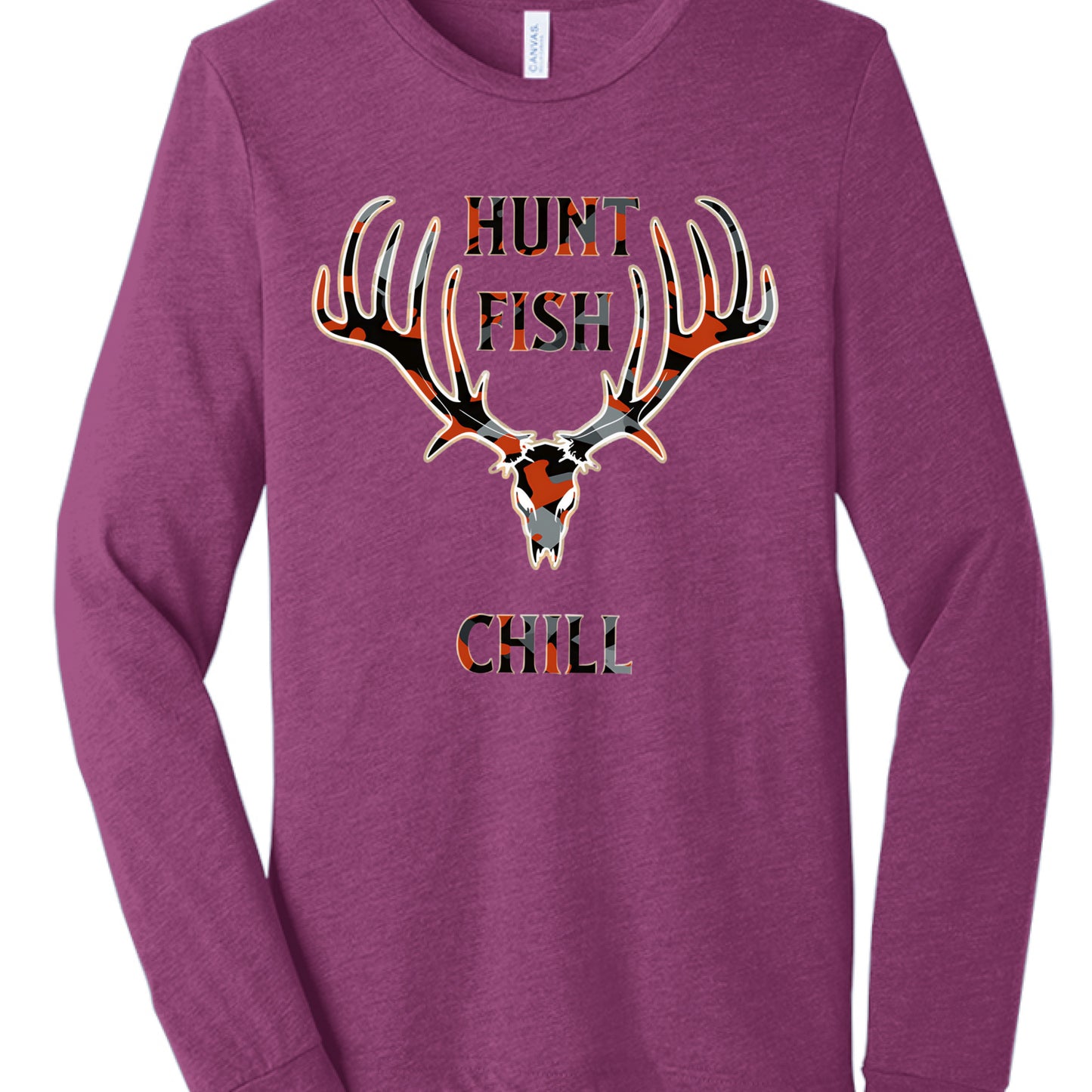 Maroon Triblend - FRONT