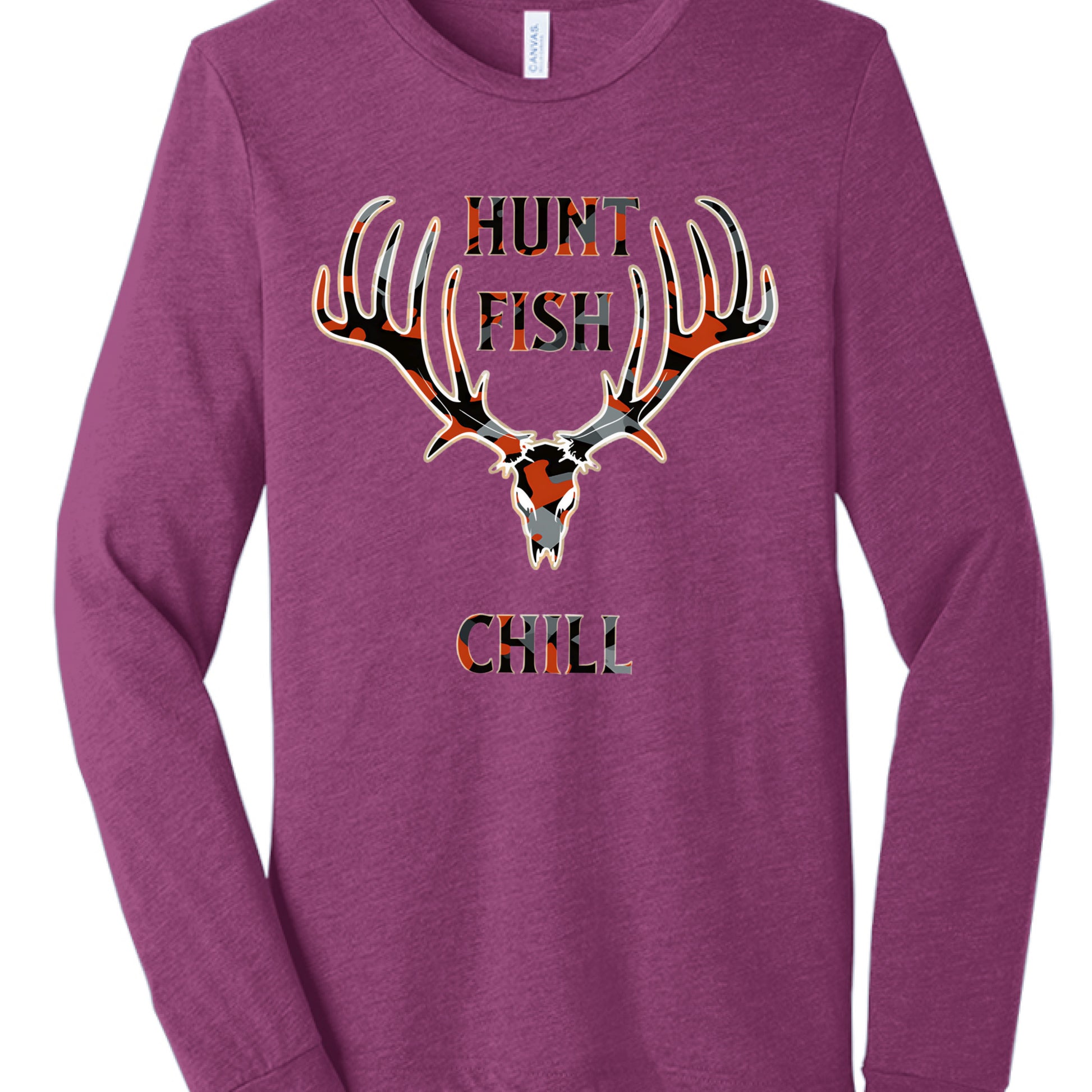 Maroon Triblend - FRONT