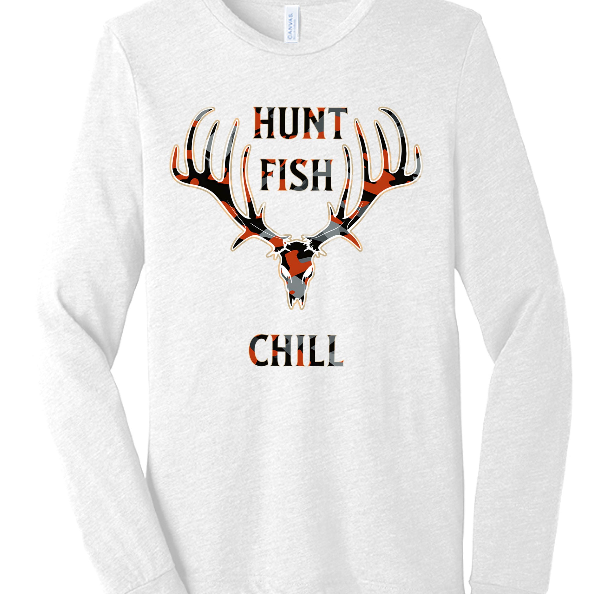 Solid White Triblend - FRONT