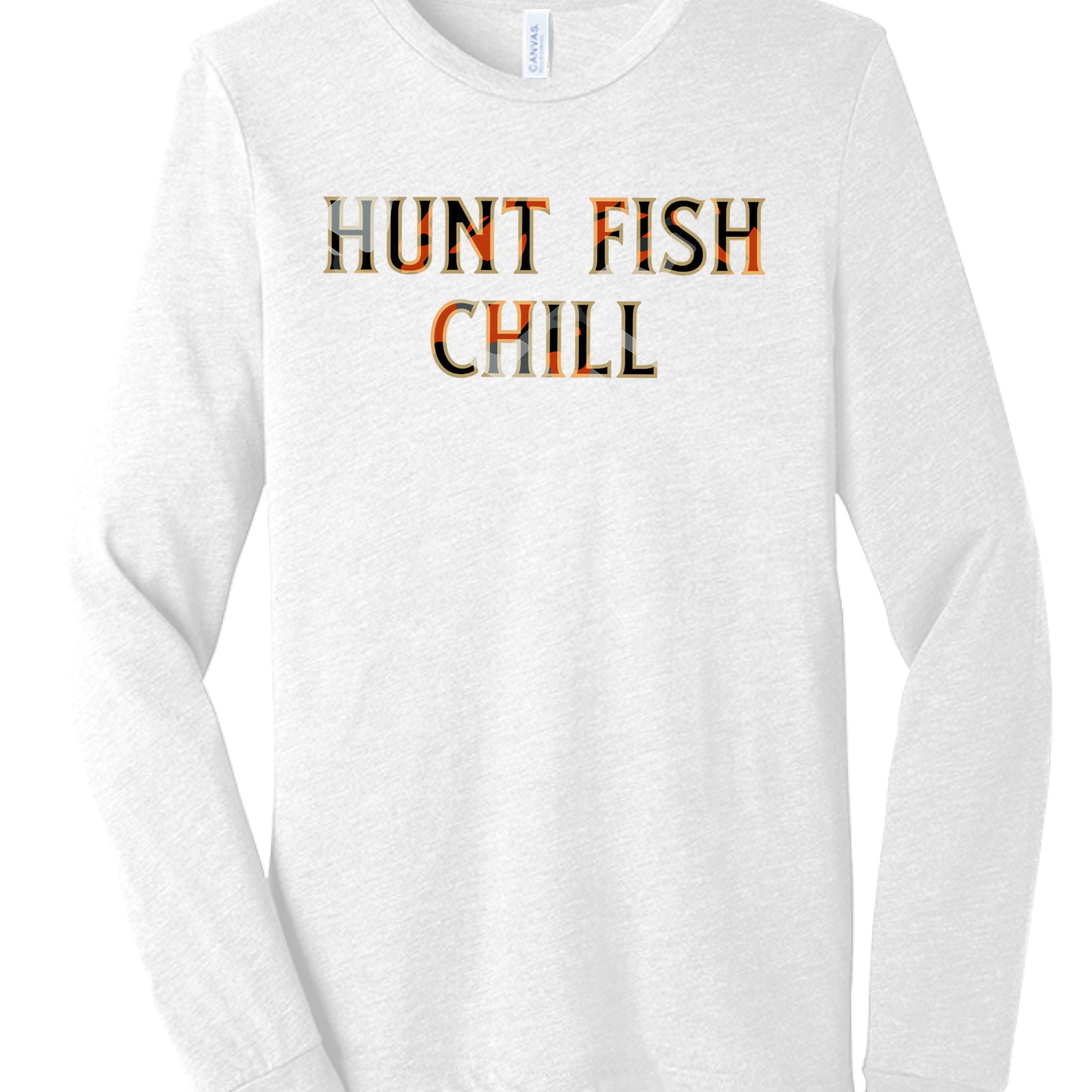 Solid White Triblend - FRONT