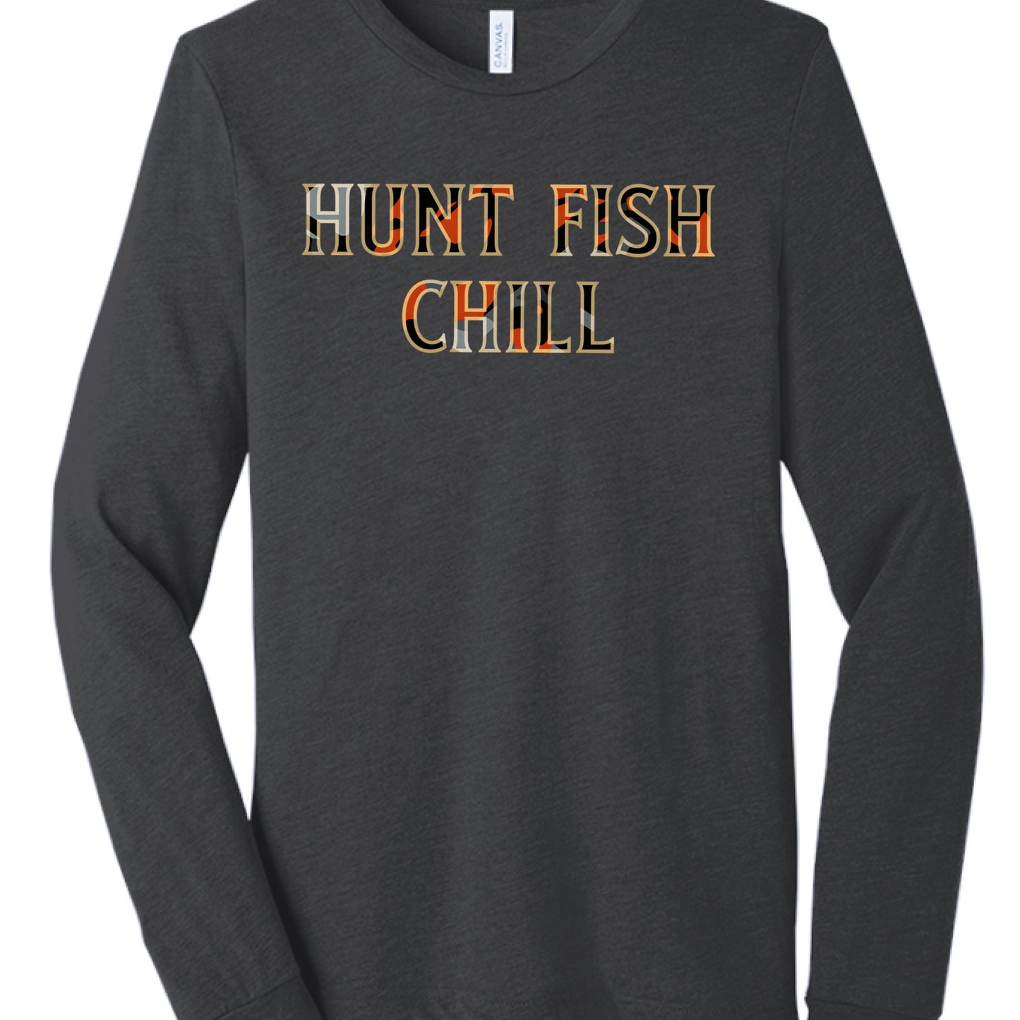 Solid Dark Grey Triblend - FRONT