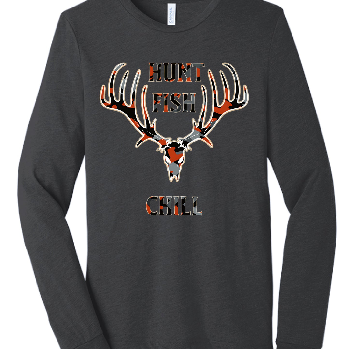 Solid Dark Grey Triblend - FRONT