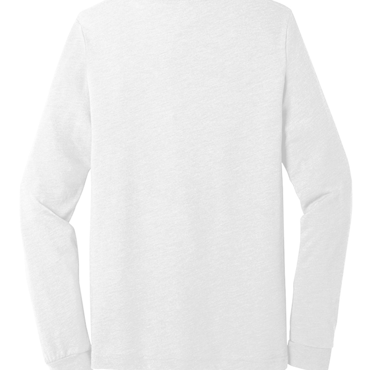 Solid White Triblend - BACK