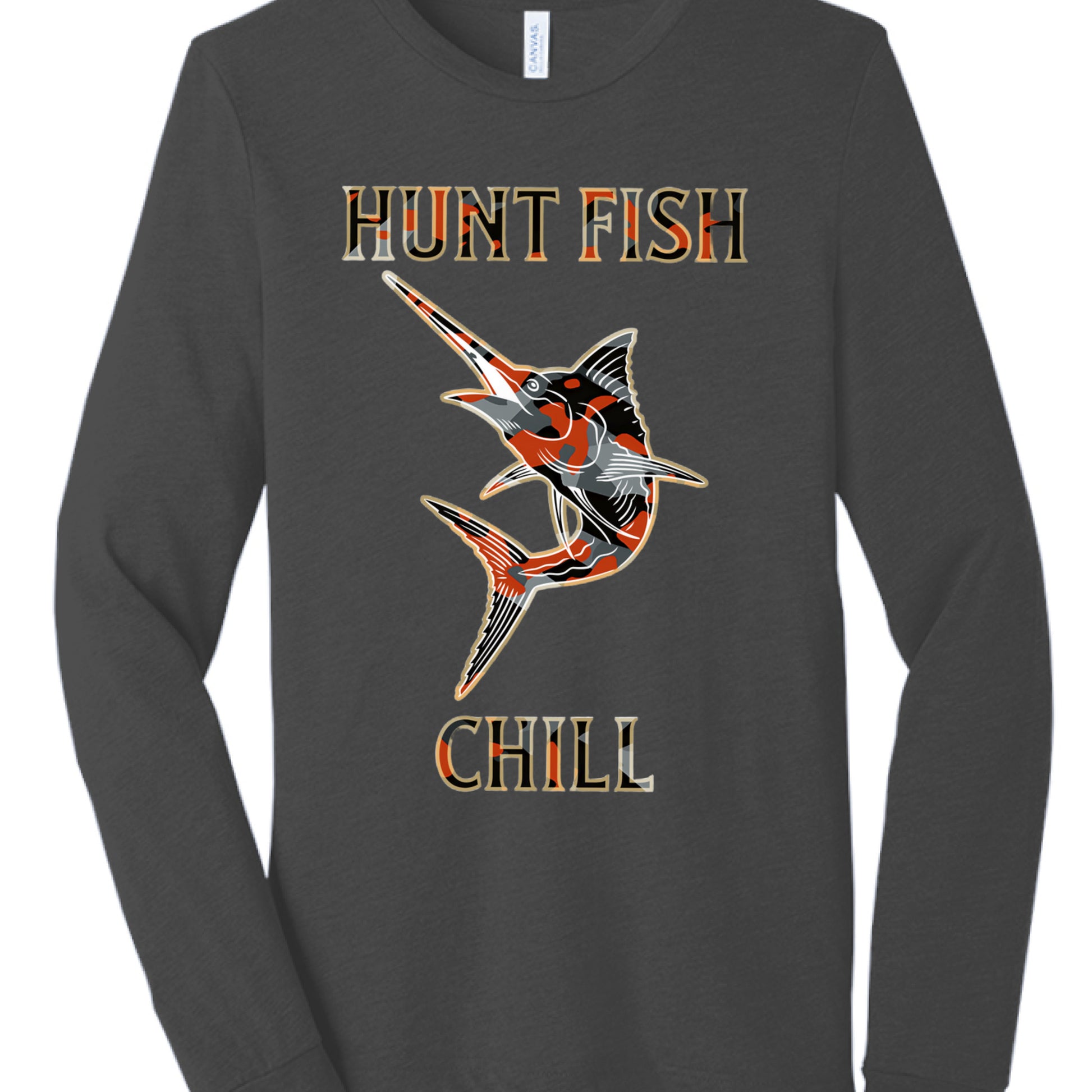 Charcoal Black Triblend - FRONT