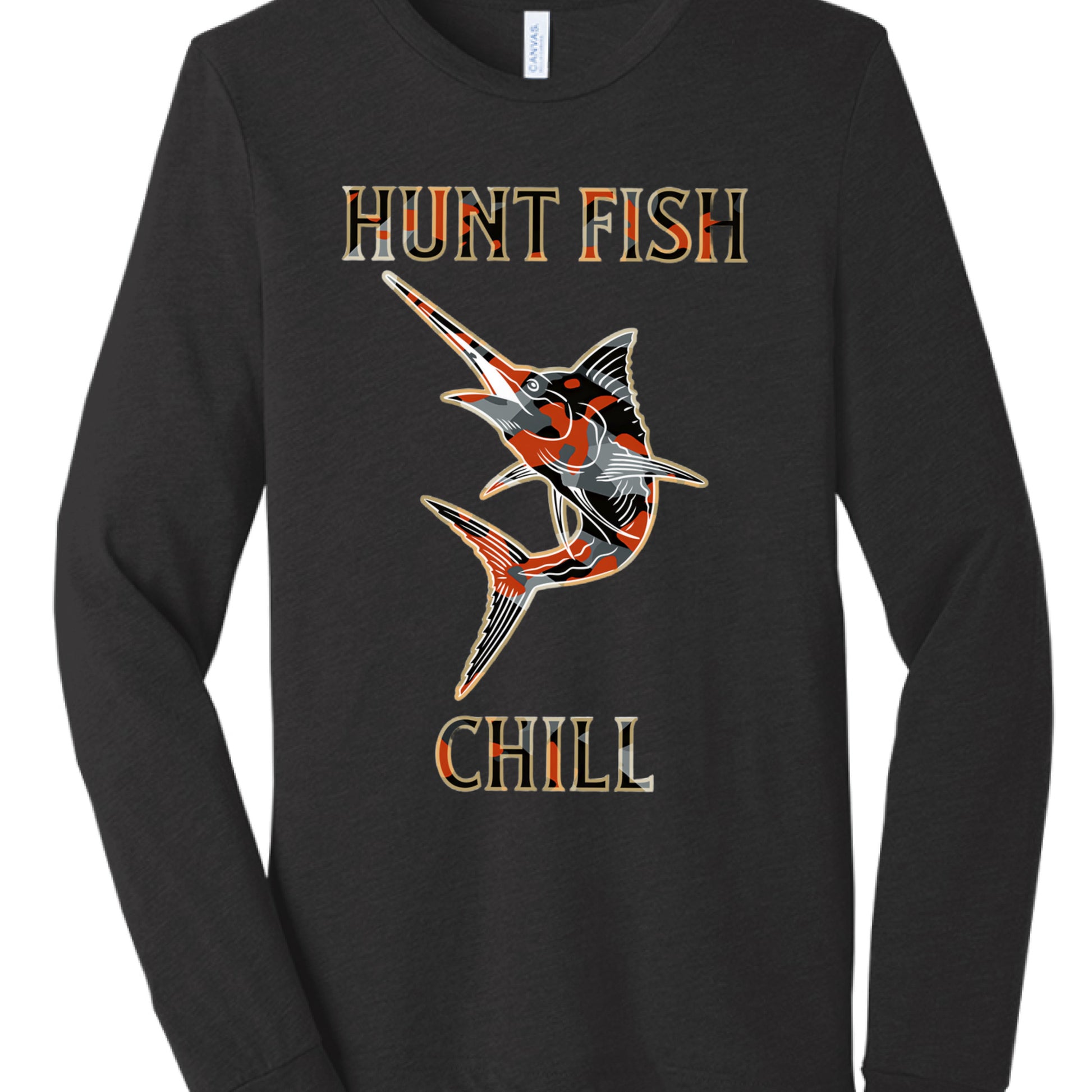 Black Heather Triblend - FRONT