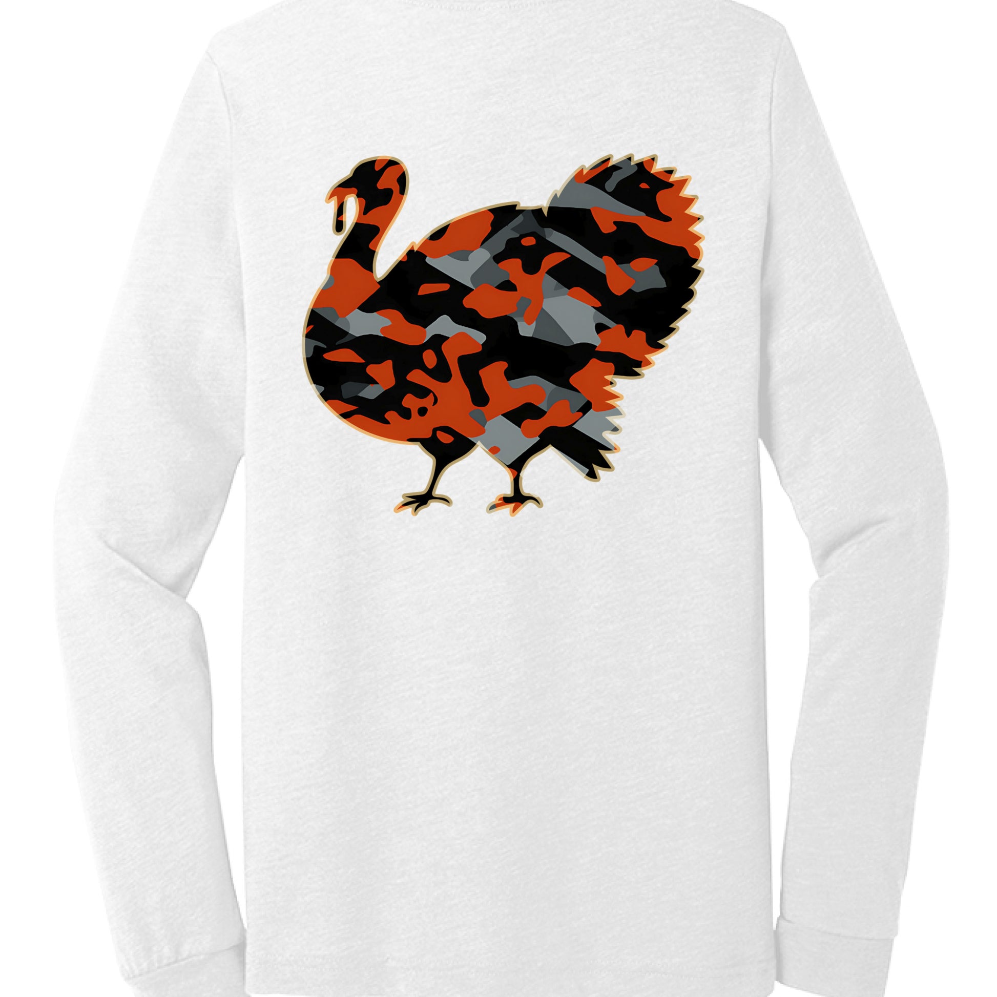 Solid White Triblend - BACK