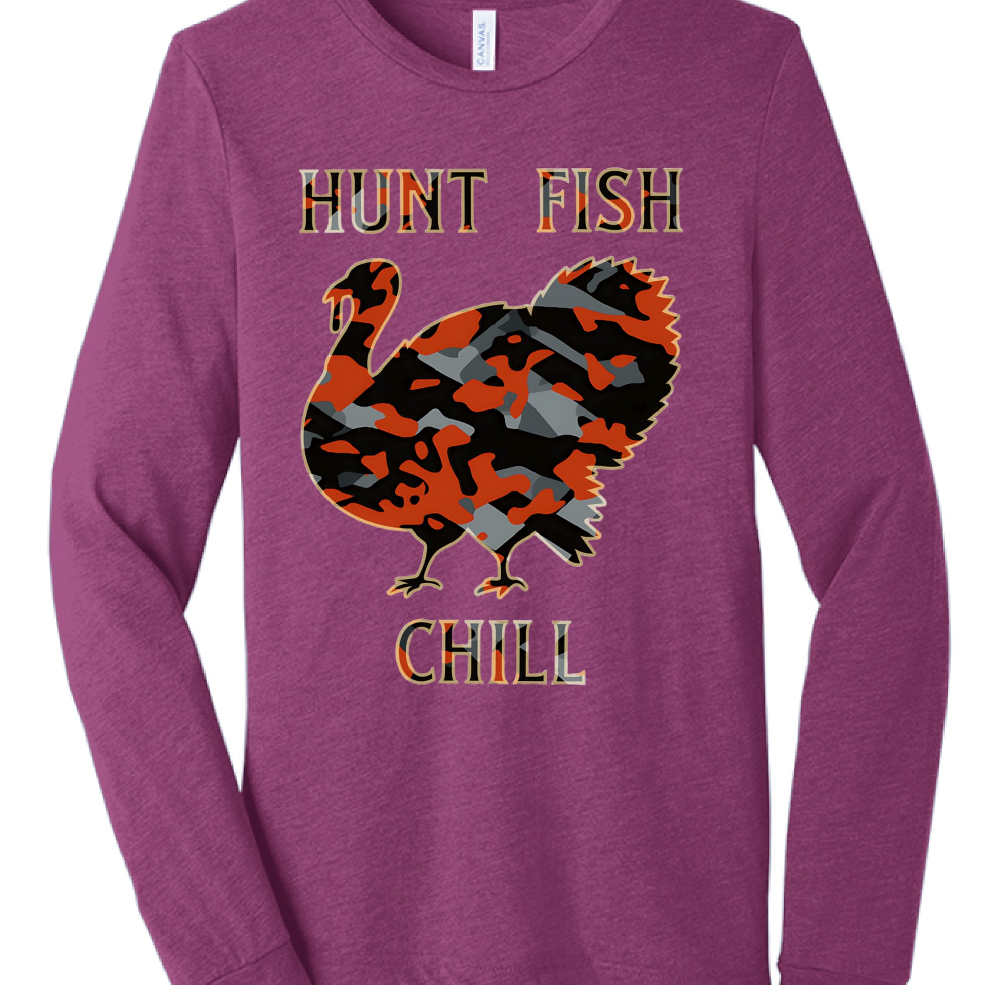 Maroon Triblend - FRONT