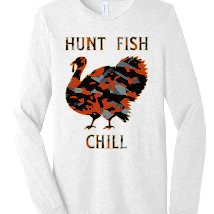 Solid White Triblend - FRONT