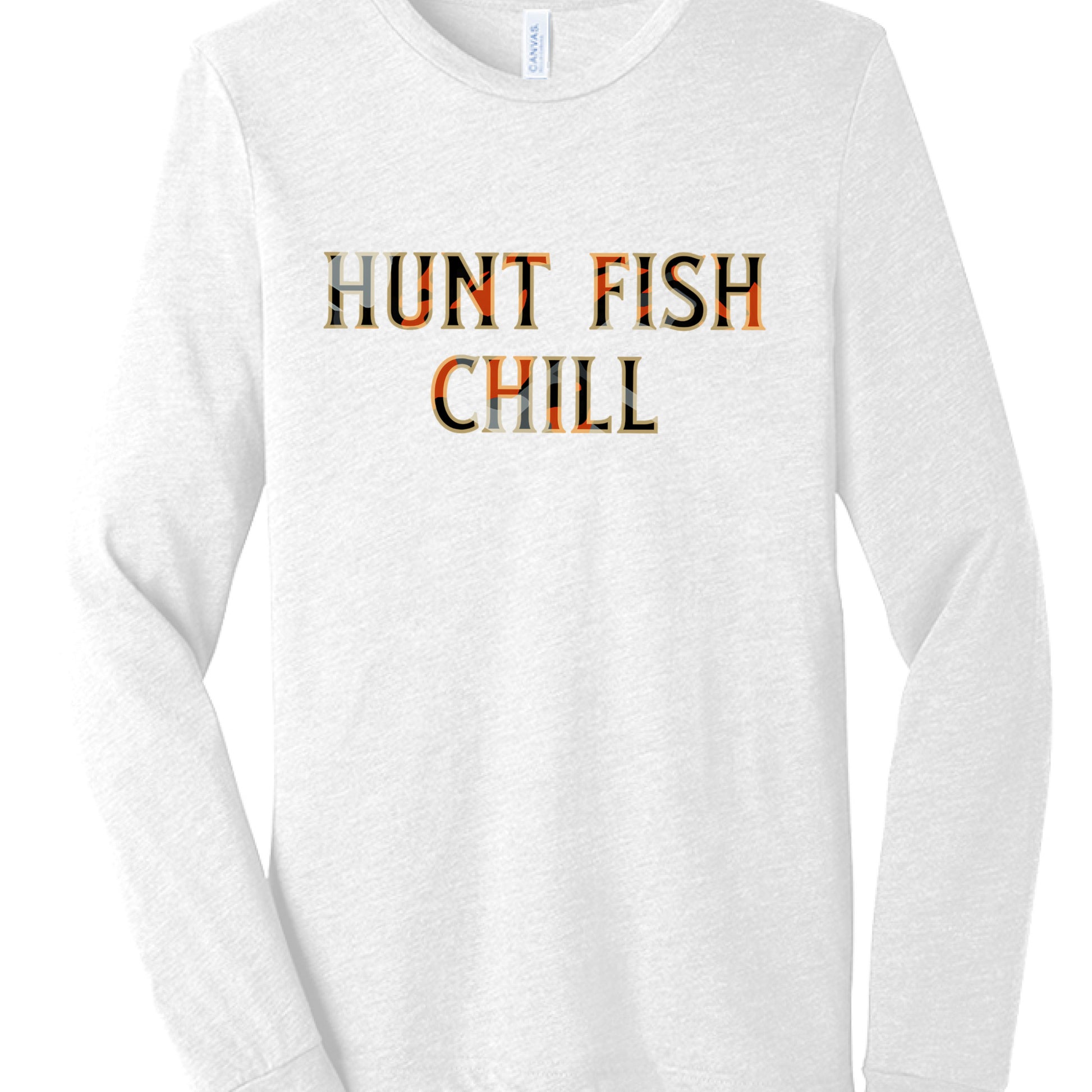 Solid White Triblend - FRONT