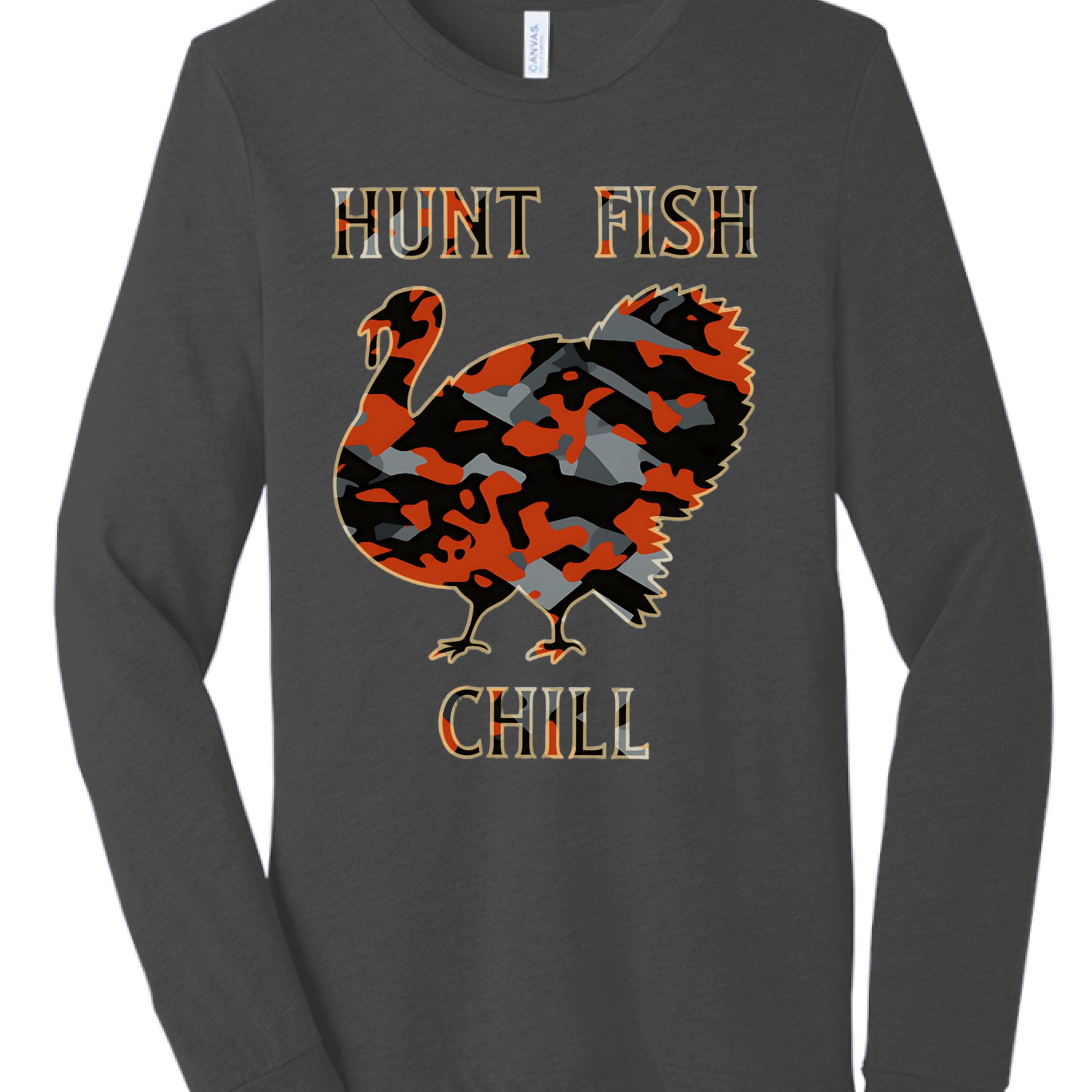 Charcoal Black Triblend - FRONT