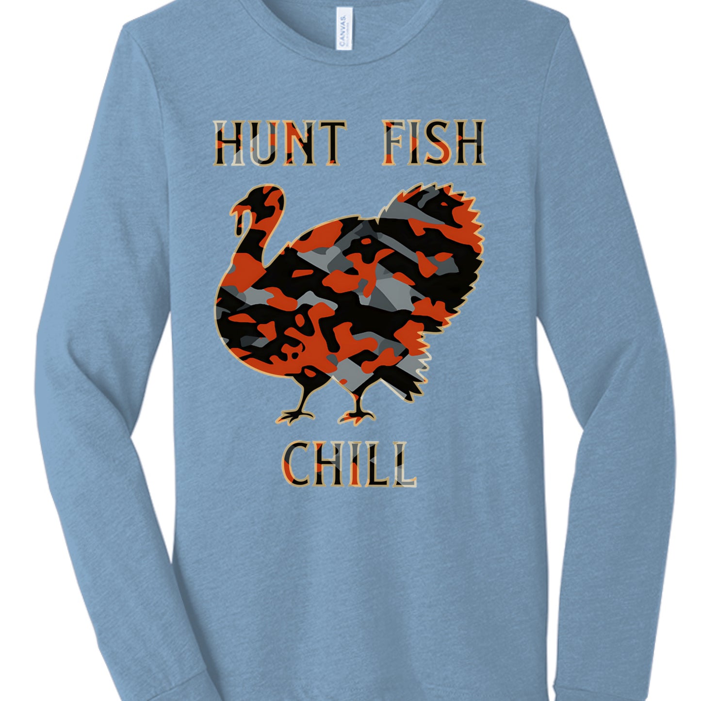 Denim Triblend - FRONT