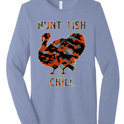 Blue Triblend - FRONT