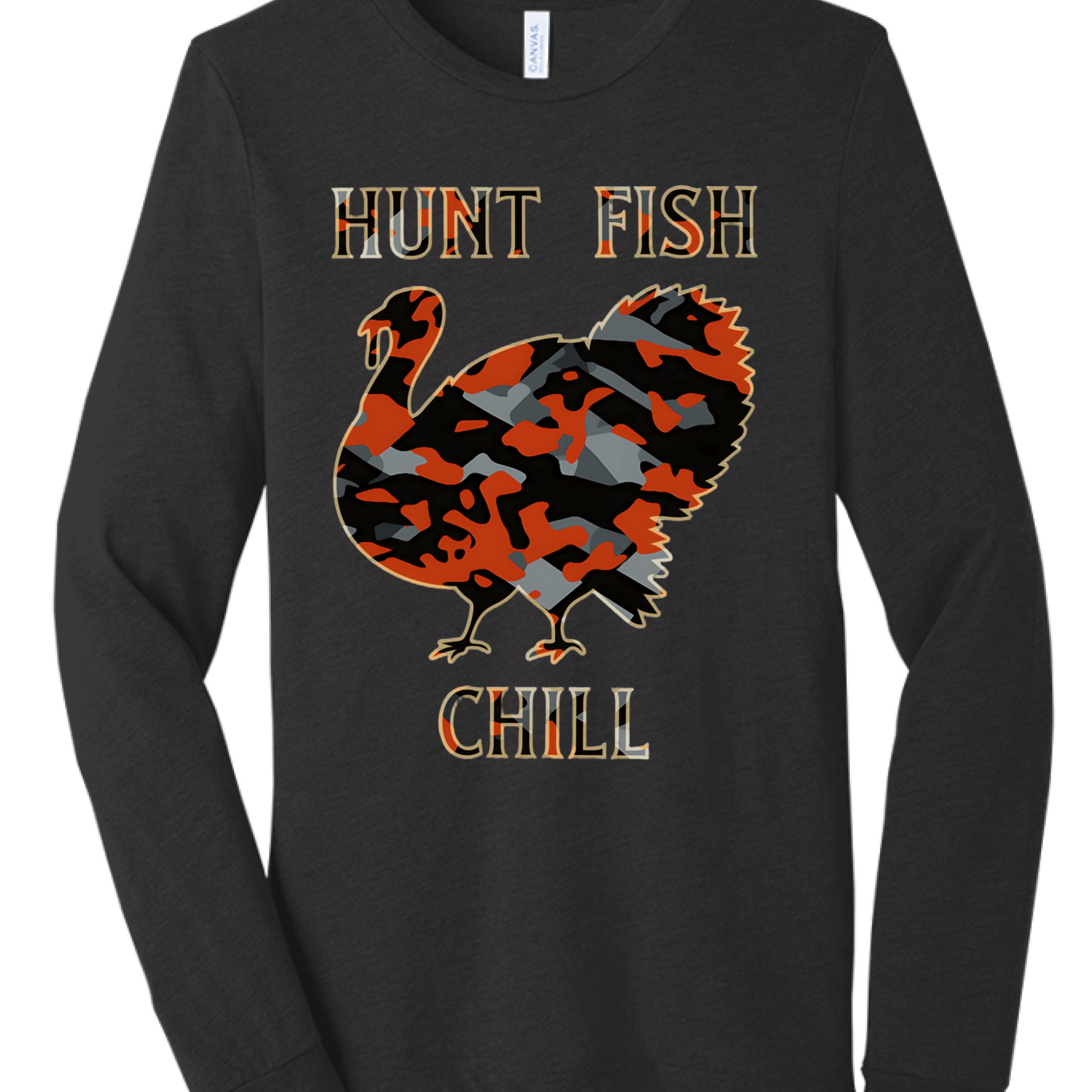 Black Heather Triblend - FRONT