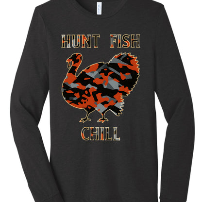 Black Heather Triblend - FRONT