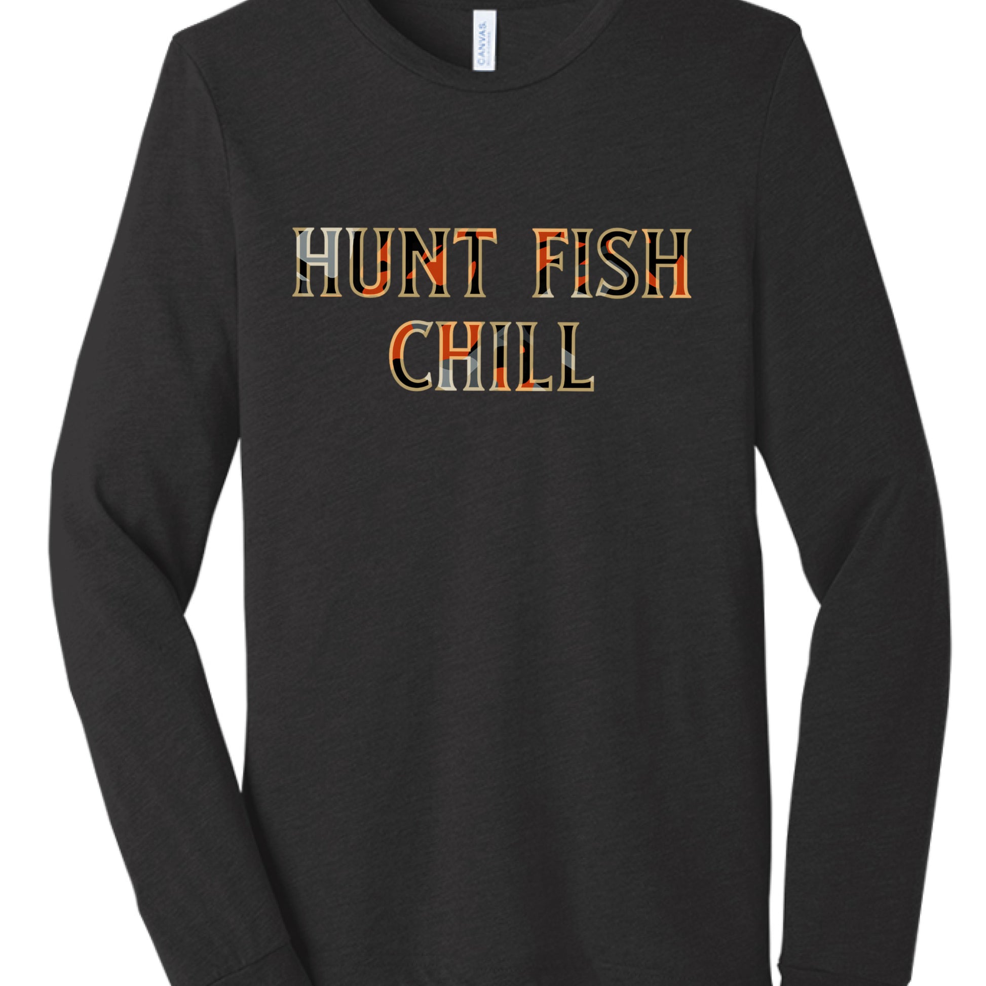 Black Heather Triblend - FRONT