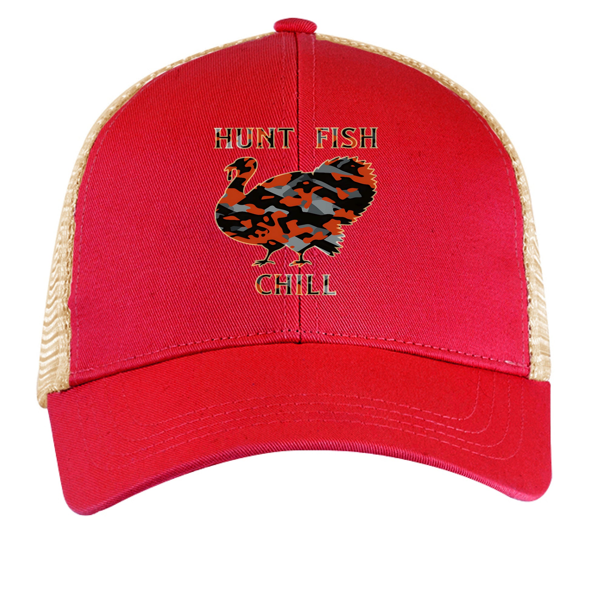 RED / OYSTER - FRONT