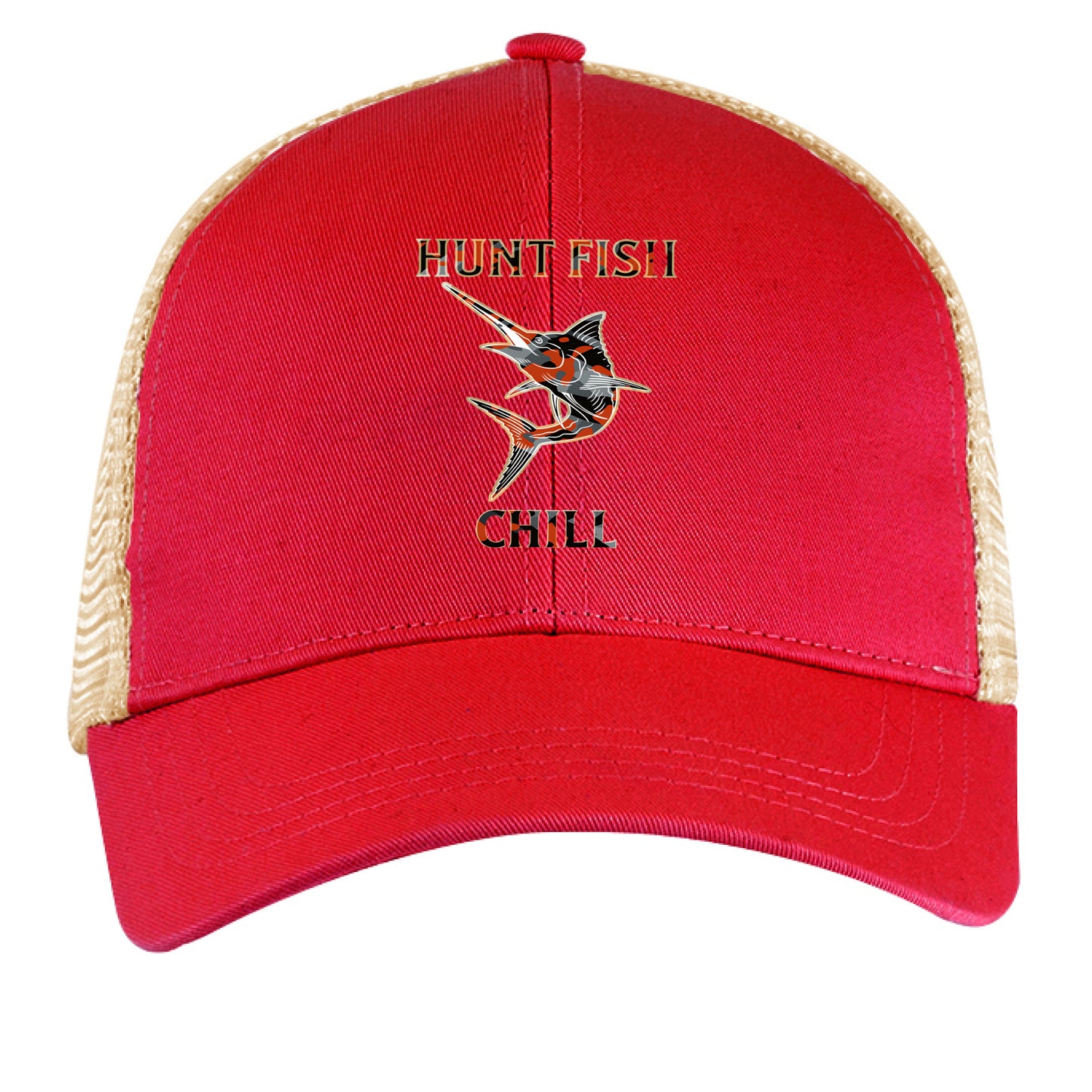 RED / OYSTER - FRONT