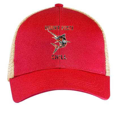 RED / OYSTER - FRONT