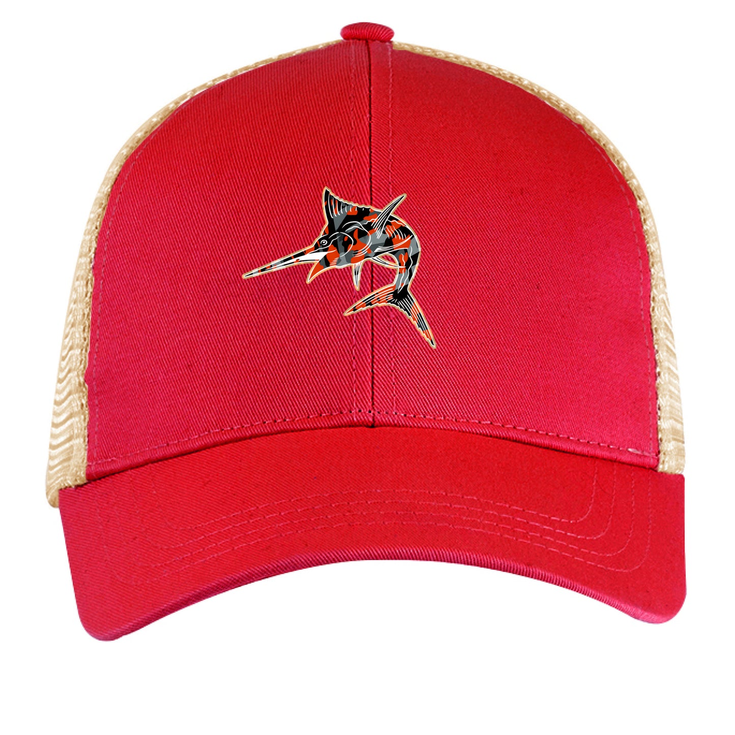 RED / OYSTER - FRONT