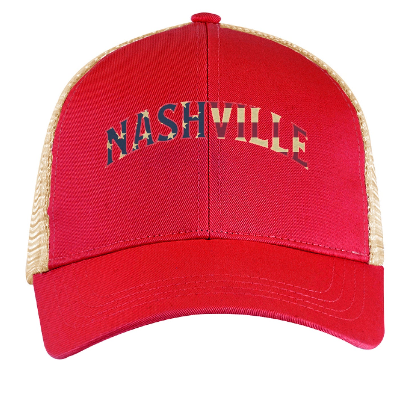 RED / OYSTER - FRONT