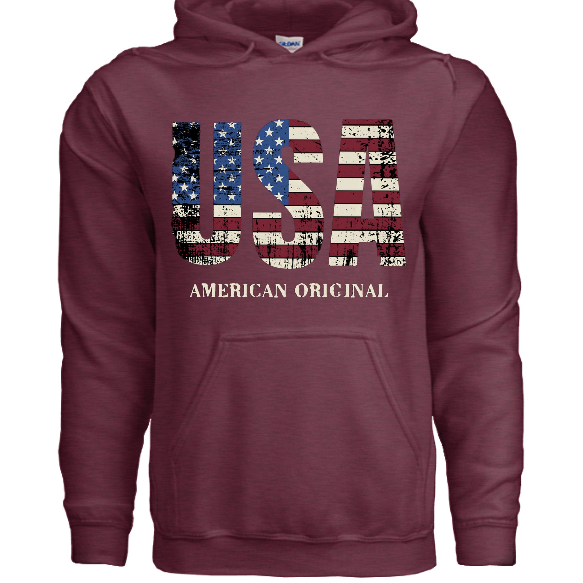 Heather Sport Dark Maroon - FRONT