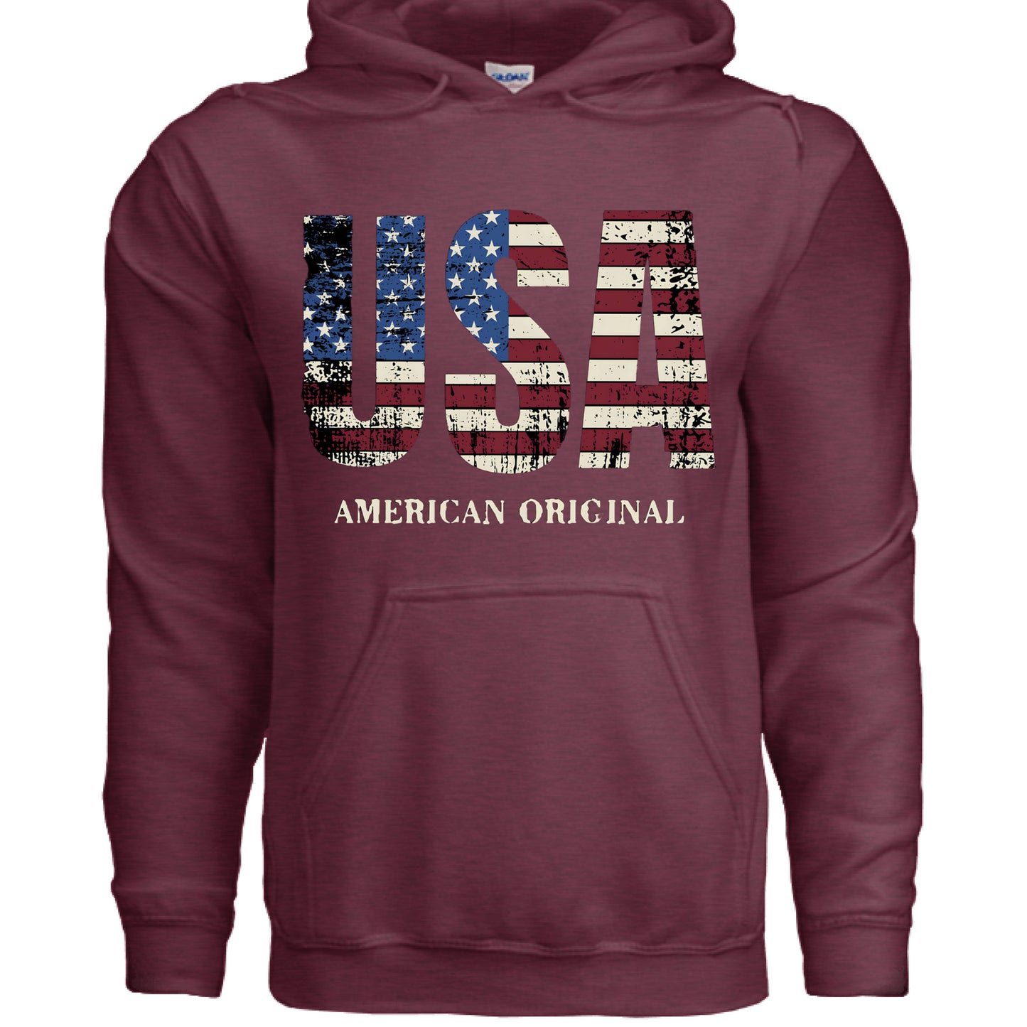 Heather Sport Dark Maroon - FRONT