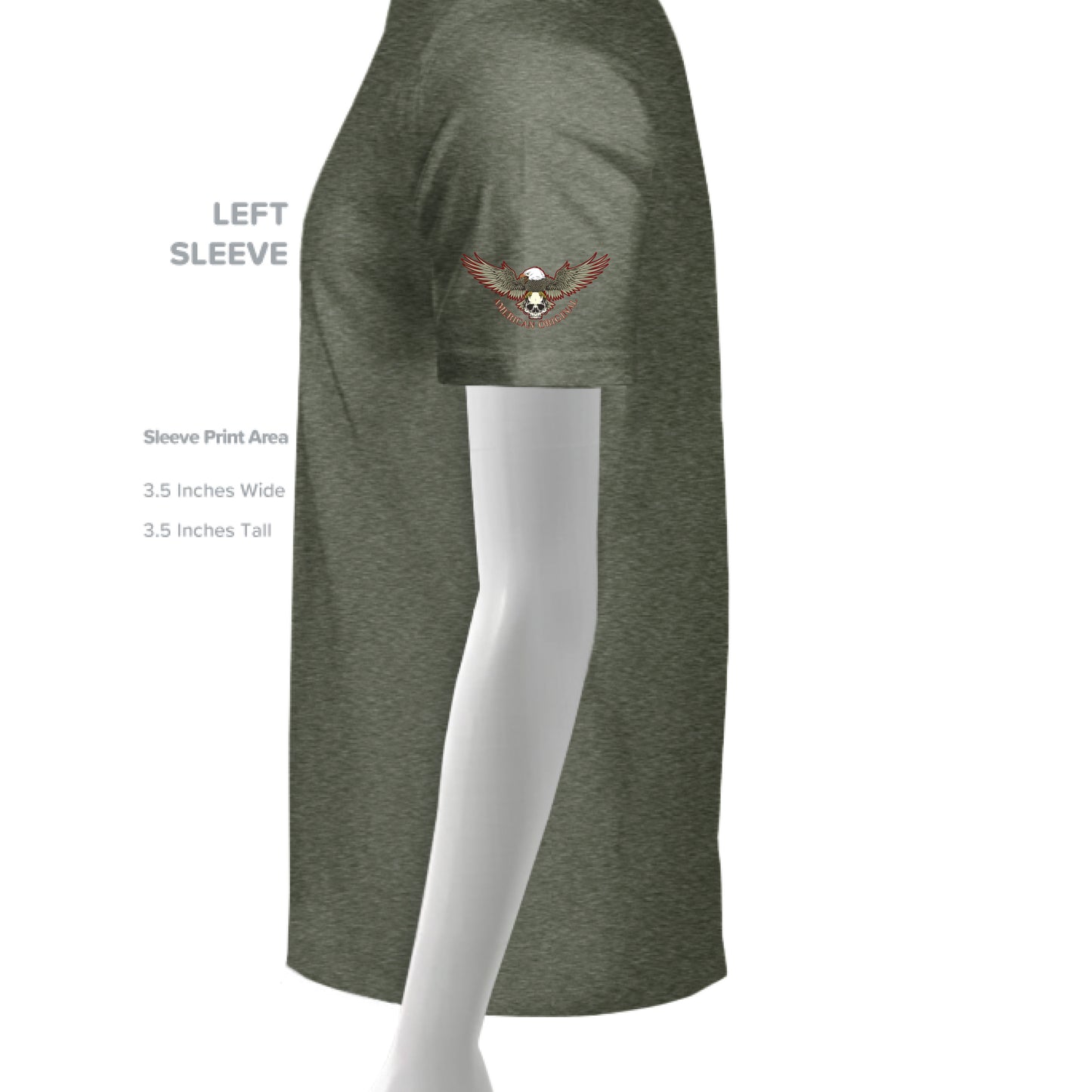 Military Green Triblend - SLEEVE_LEFT
