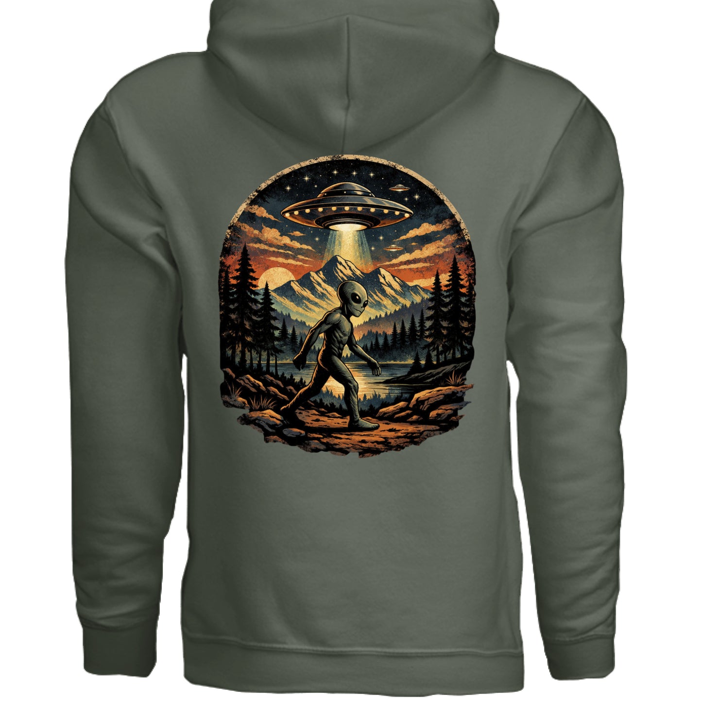 MILITARY GREEN - BACK