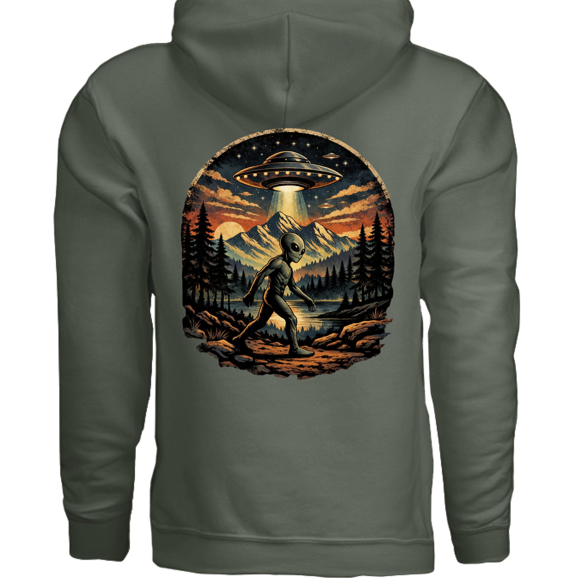 MILITARY GREEN - BACK