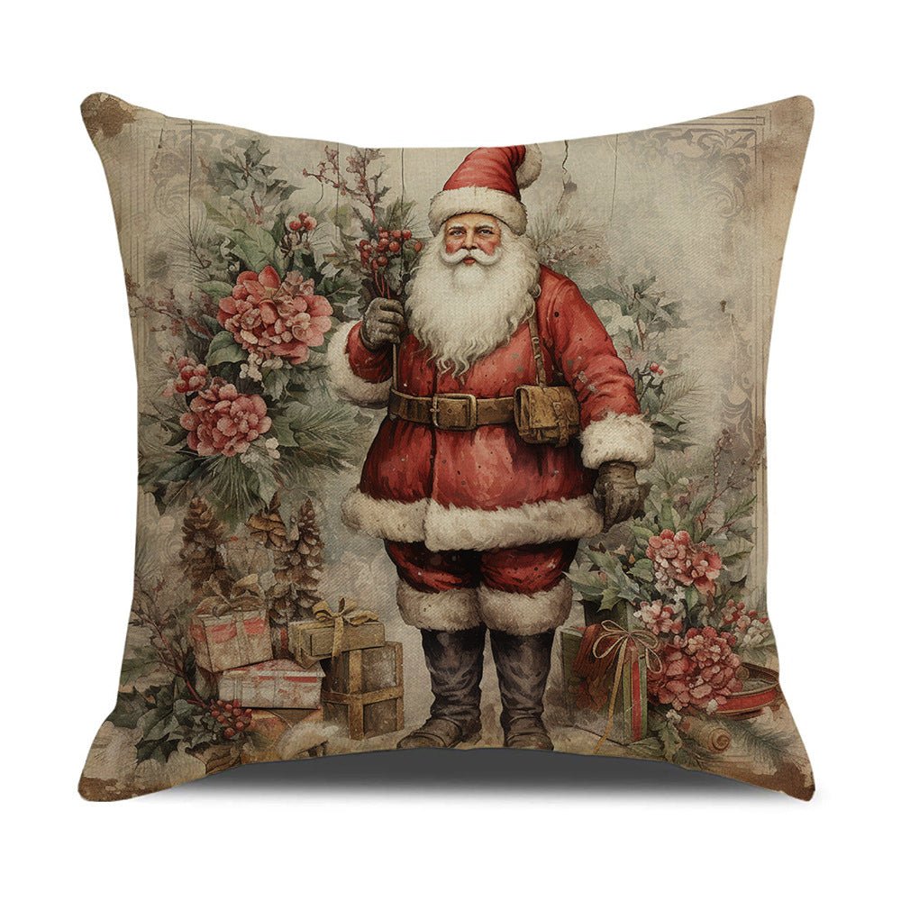Nordic Style Santa Claus Pillow Cover 45×45cm – Christmas Sofa Cushion Case | Home Decor – yx1161 - 1 Seasonal for 45x45cm (4 view)
