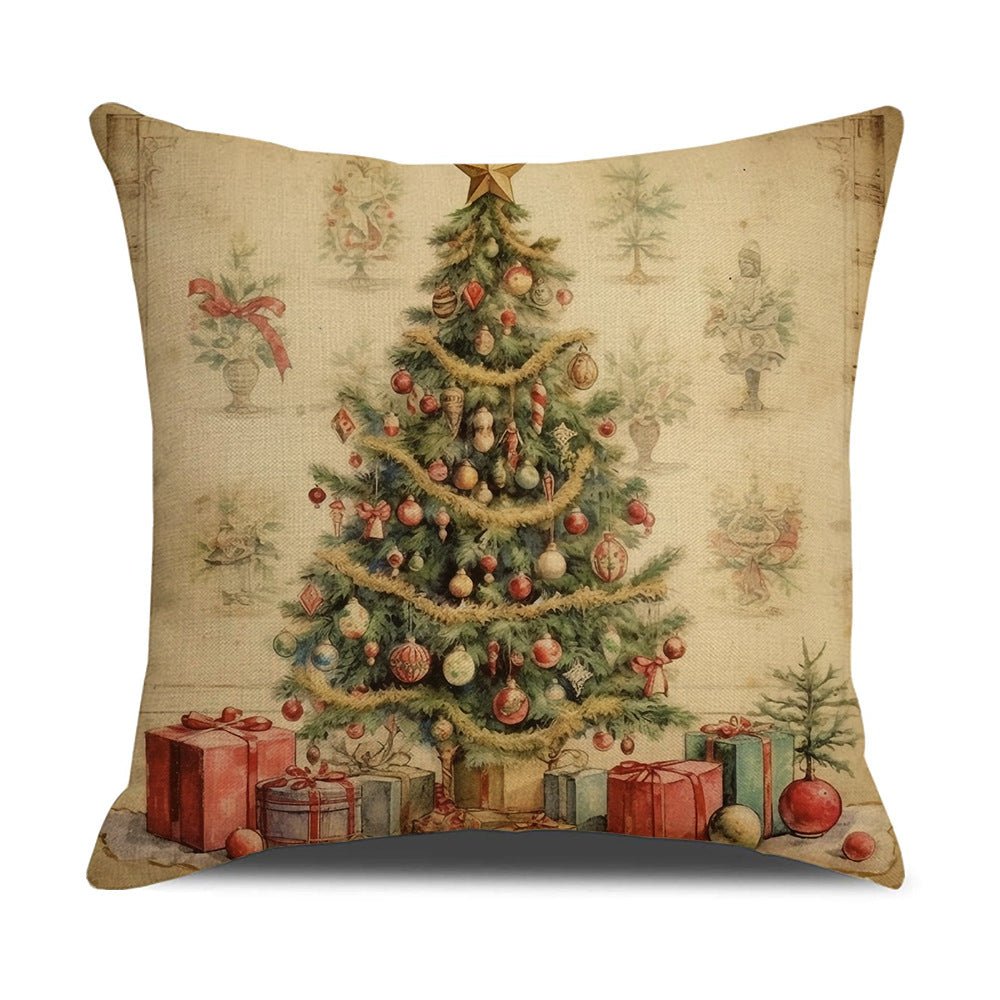 Nordic Style Santa Claus Pillow Cover 45×45cm – Christmas Sofa Cushion Case | Home Decor – yx1161 - 4 Seasonal for 45x45cm (3 view)