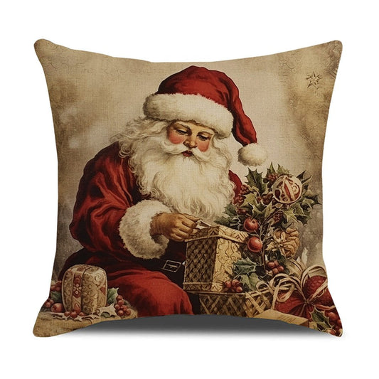 Nordic Style Santa Claus Pillow Cover 45×45cm – Christmas Sofa Cushion Case | Home Decor – yx1161 - 3 Seasonal for 45x45cm (2 view)