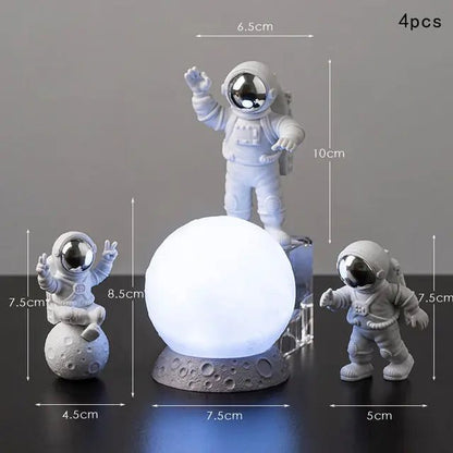 Astronaut - And - Moon - Home - Decor - Set | Shop Sbrtn Homes – Astronaut Silver for decor (28 view)