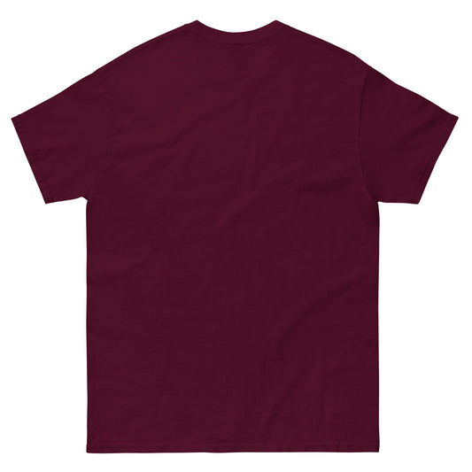 One Bad Decision Tee – Retro Party Vibes Blue | Bold Graphic Shirt – Maroon T-Shirt for Lizard Designs (2 view)