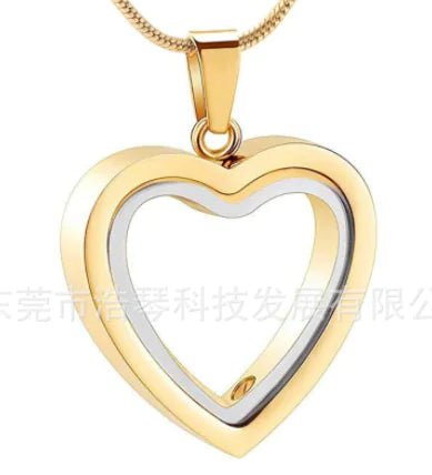 Peach - Heart - Multi - Color - Memorial - Locket | Shop Sbrtn Homes – Gold Jewelry for charm (4 view)