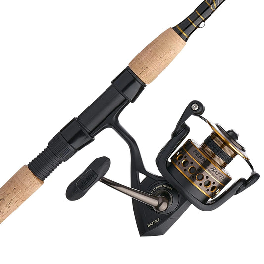 PENN Battle Spinning Combo – 7' Medium Rod with 4000 Reel & Spare Spool | Saltwater - Ready Power Setup – Battle Combo Fishing Gear for 4000 Reel (2 view)