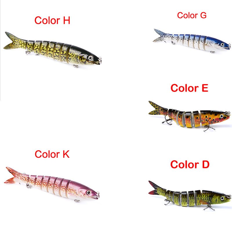 Pike Multi - Jointed Swimbait – 5.23", 67oz | Fishing Lures – 5PCS Set A Fishing Gear for 13.3cm (5 view)